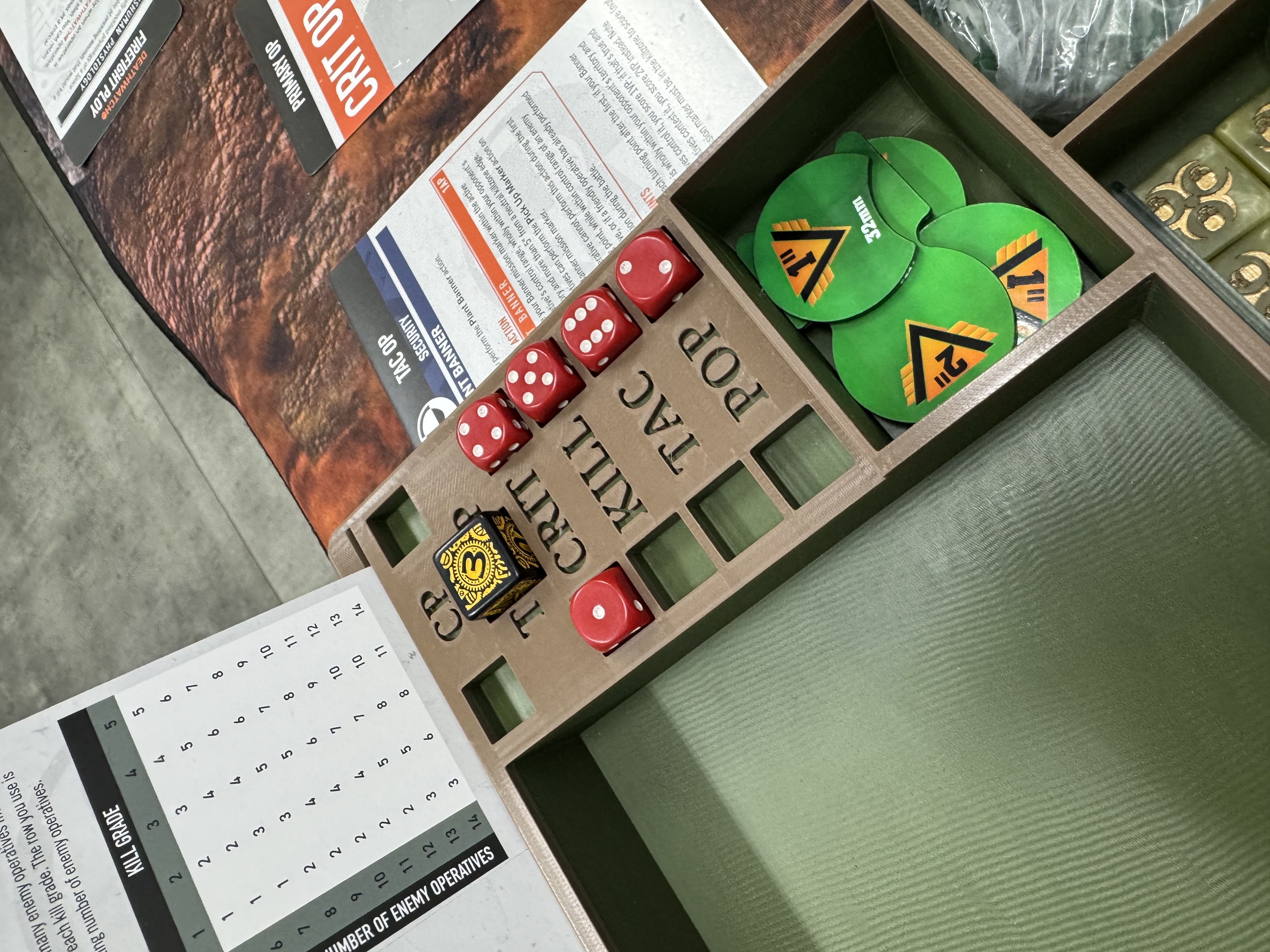 Kill Team table during the game