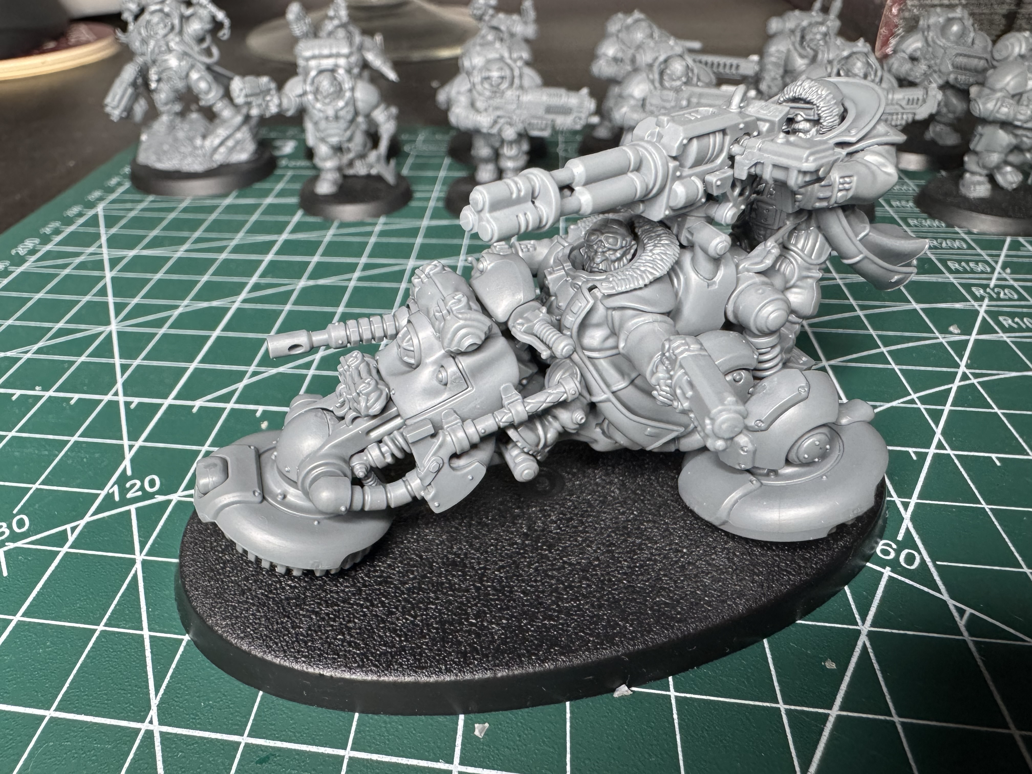 Freshly painted model