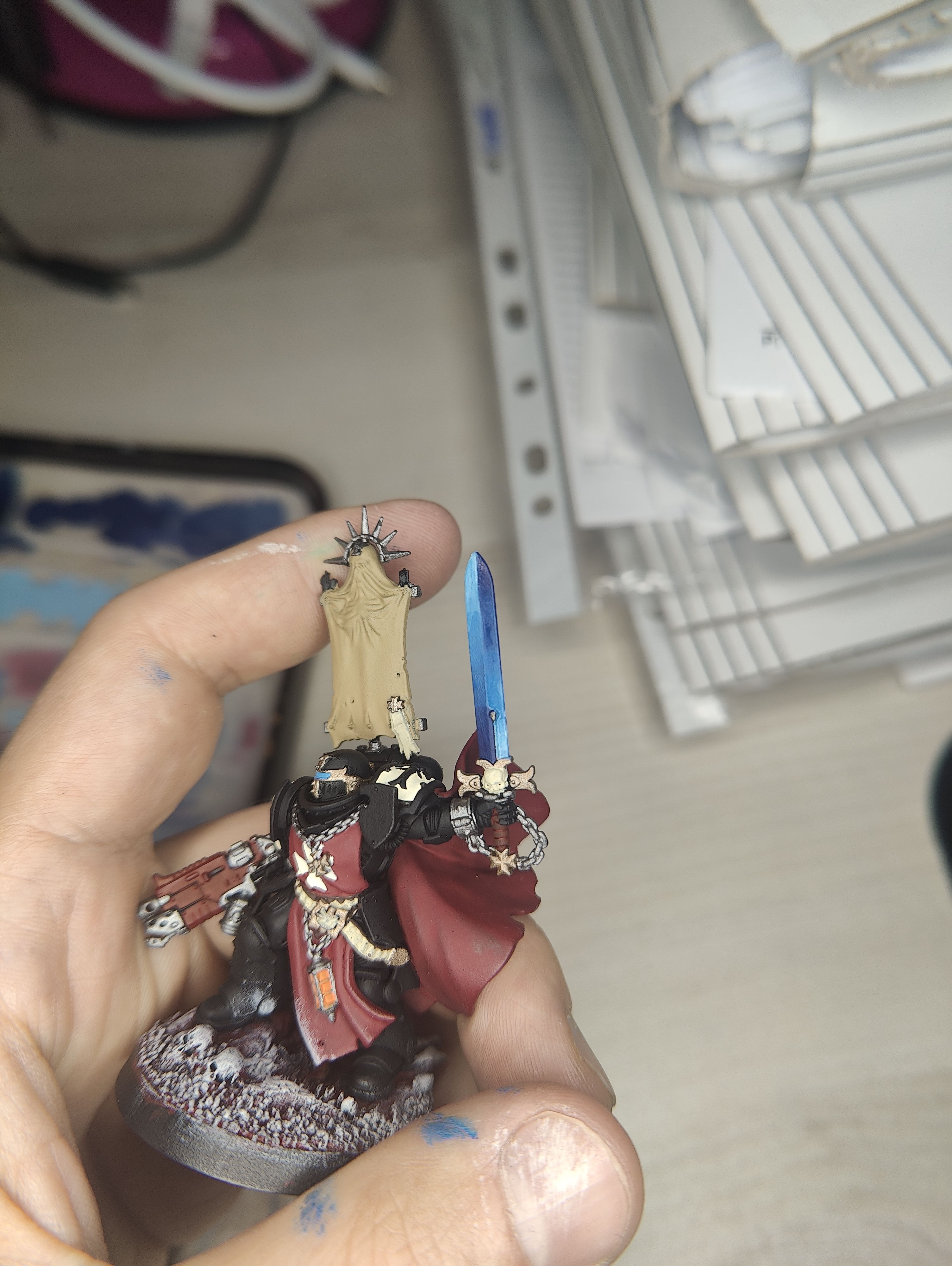 Work in progress sword glaze