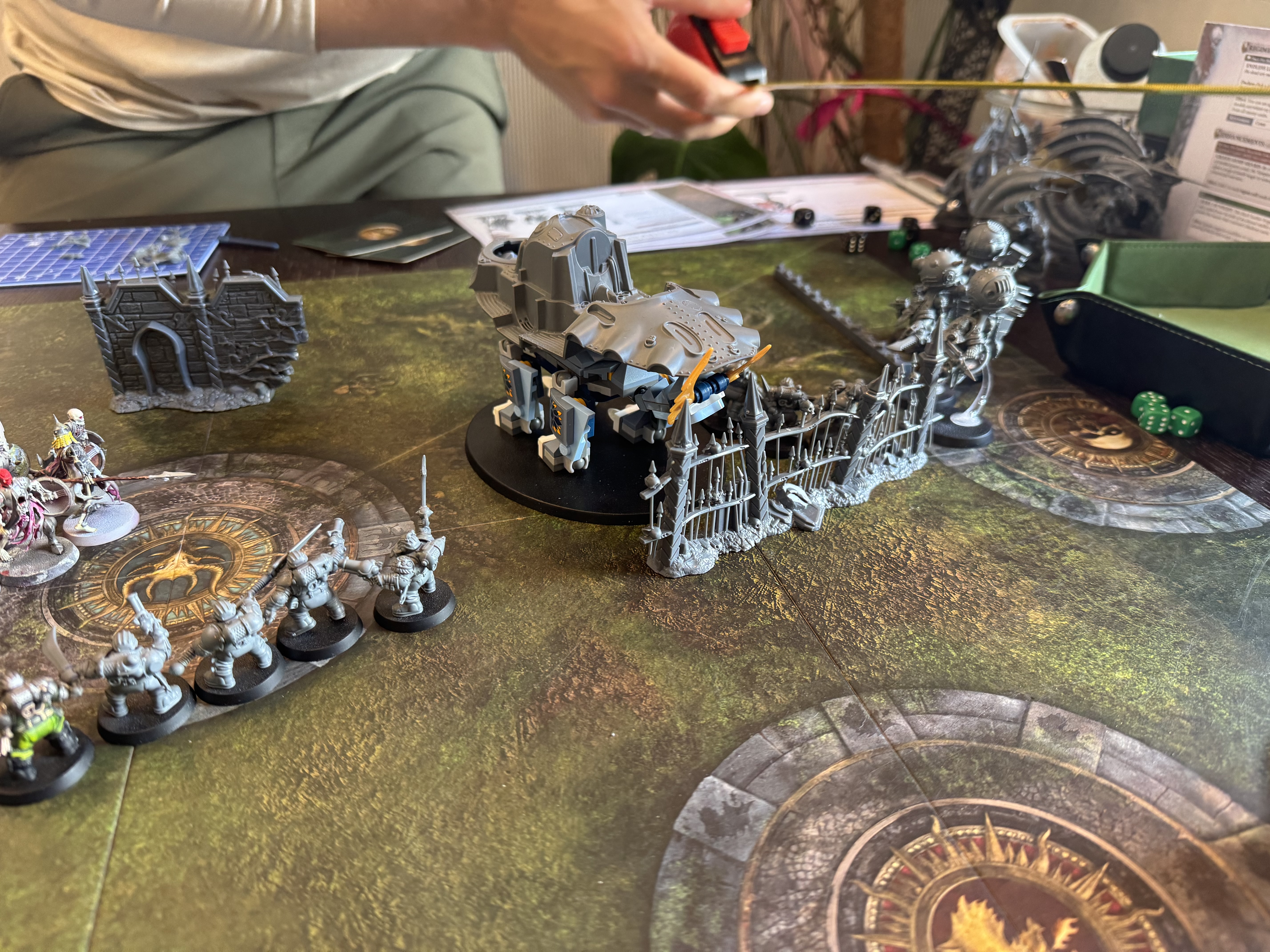 Another angle on the table