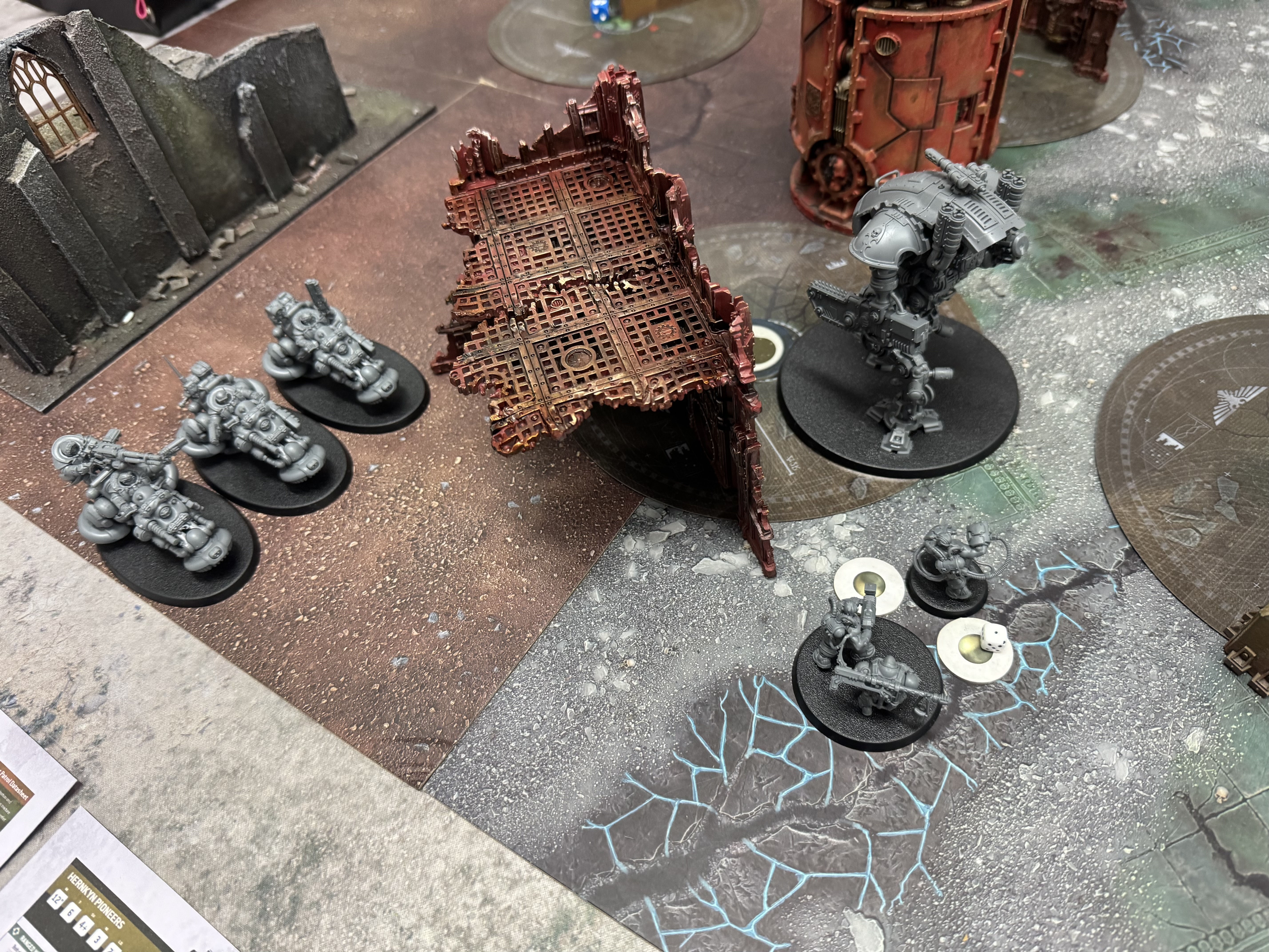 Imperial Knights under fire