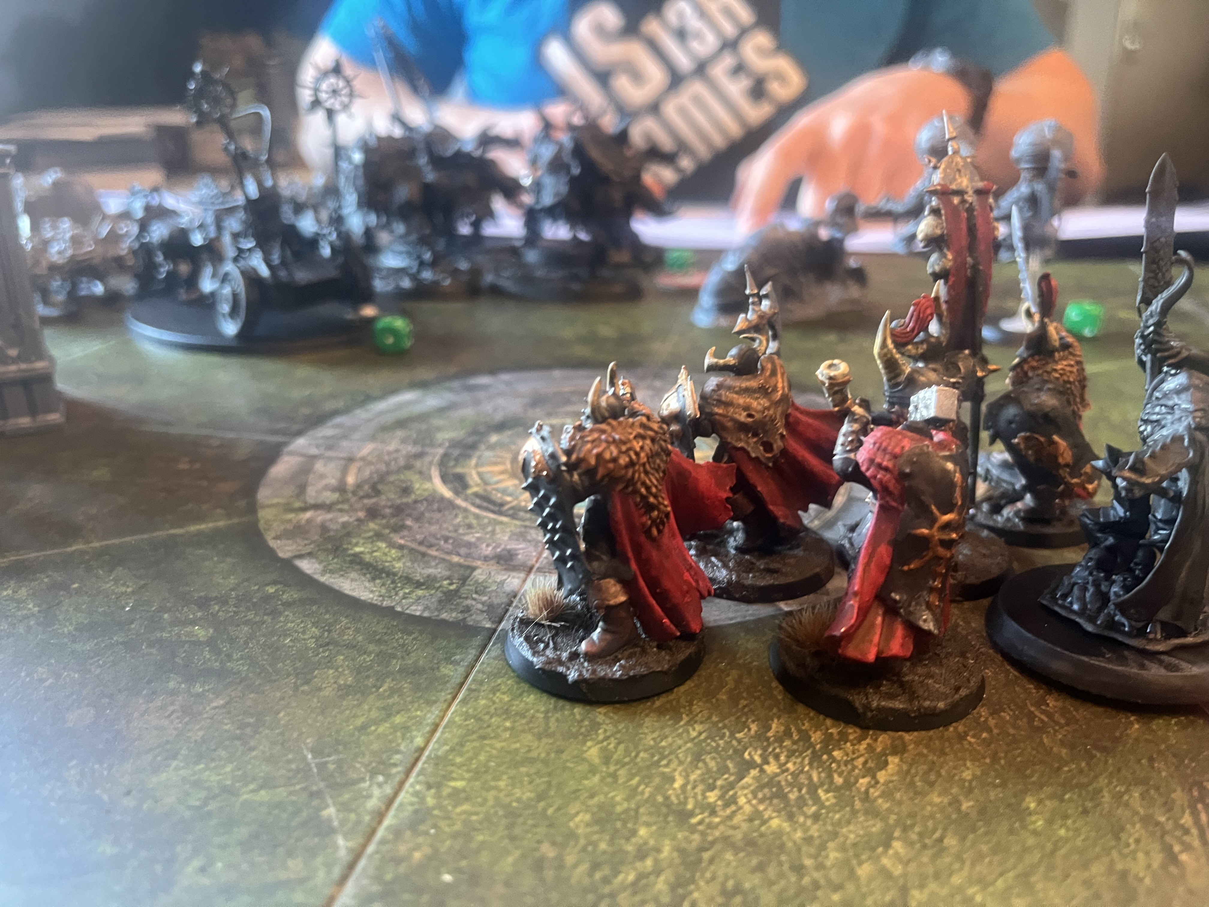 Gaming table during our nerd Thursday