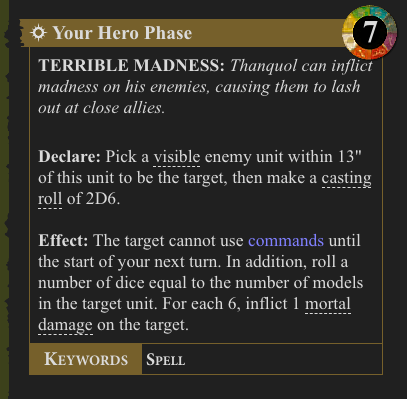 The spell that caused the dilemma