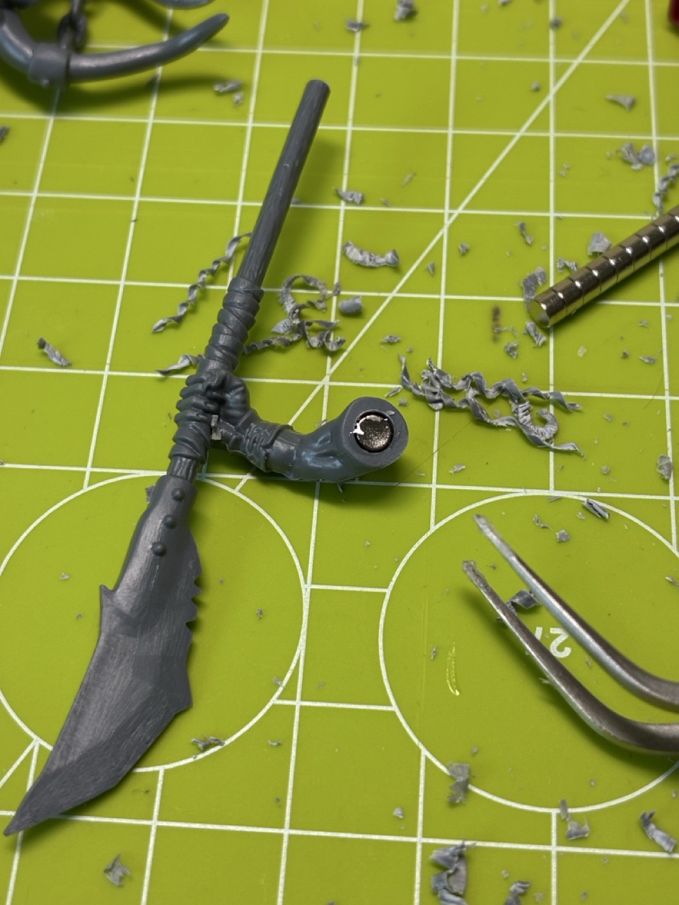 Magnetised parts in progress