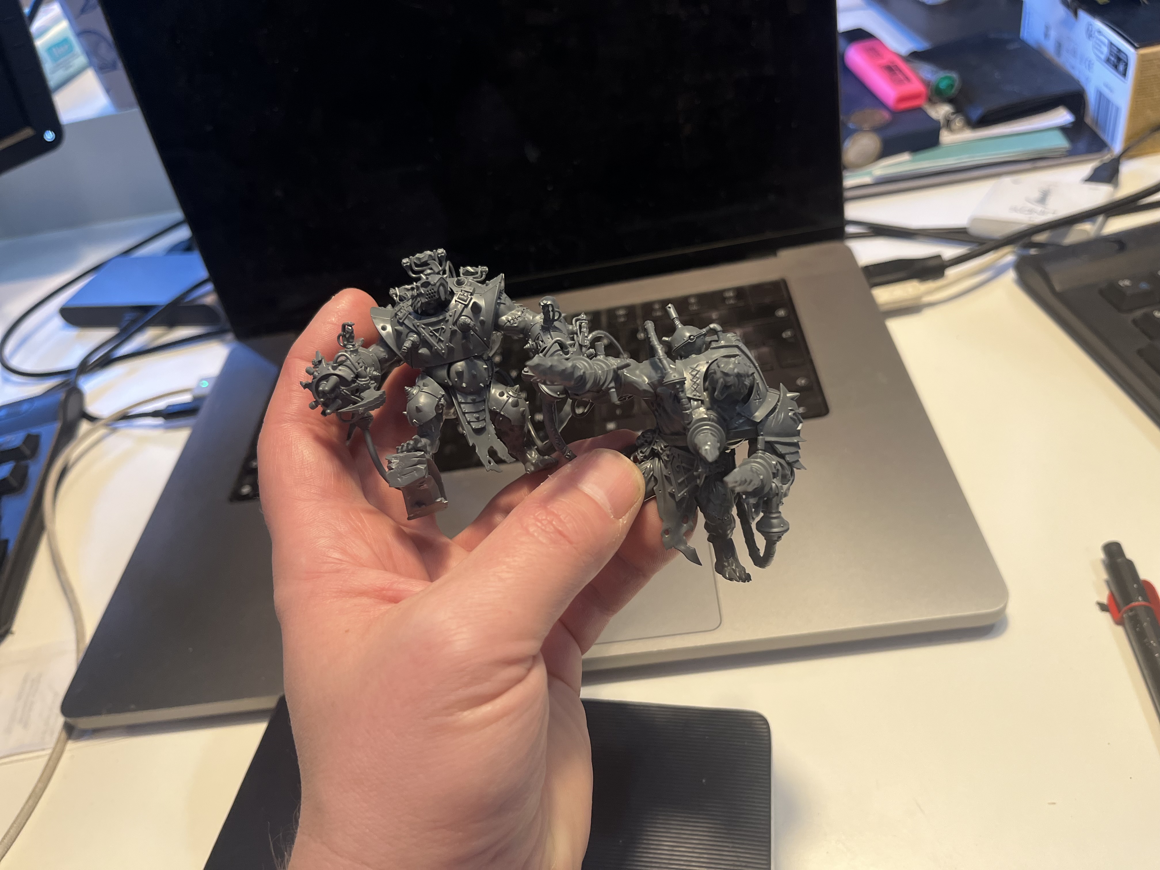 Stormfiend assembly in progress