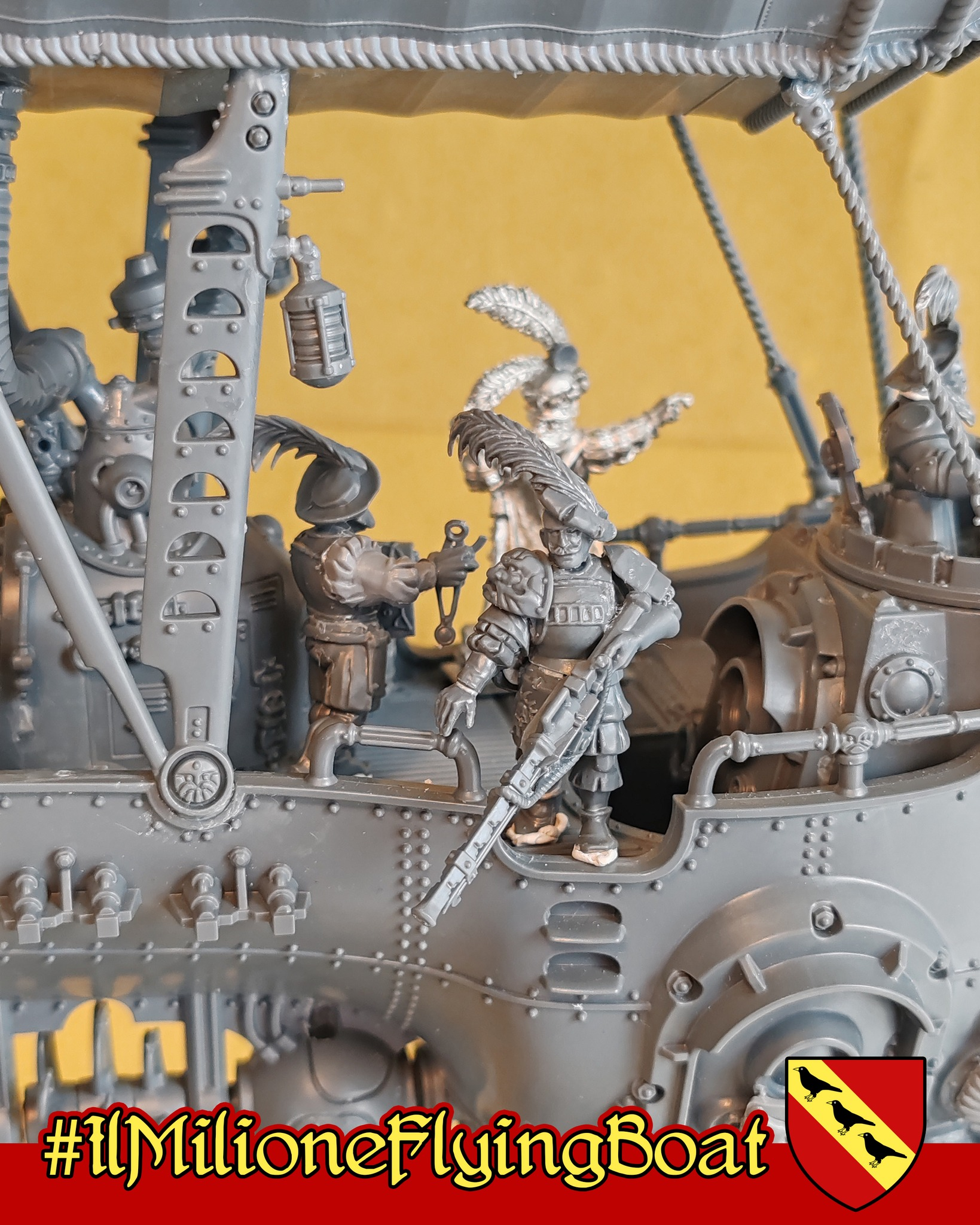 Imperial ship conversion side view