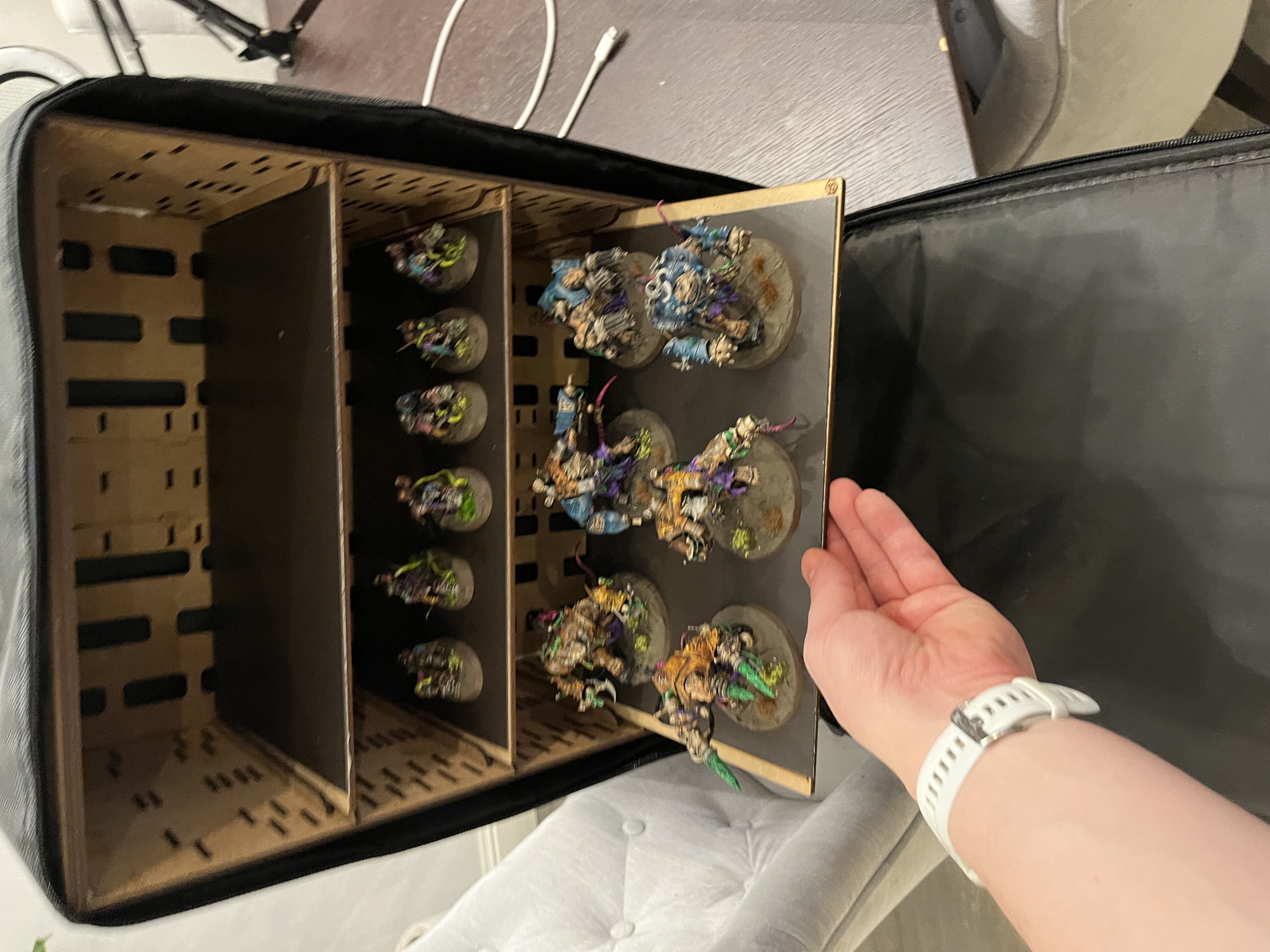 Additional view of the transport setup