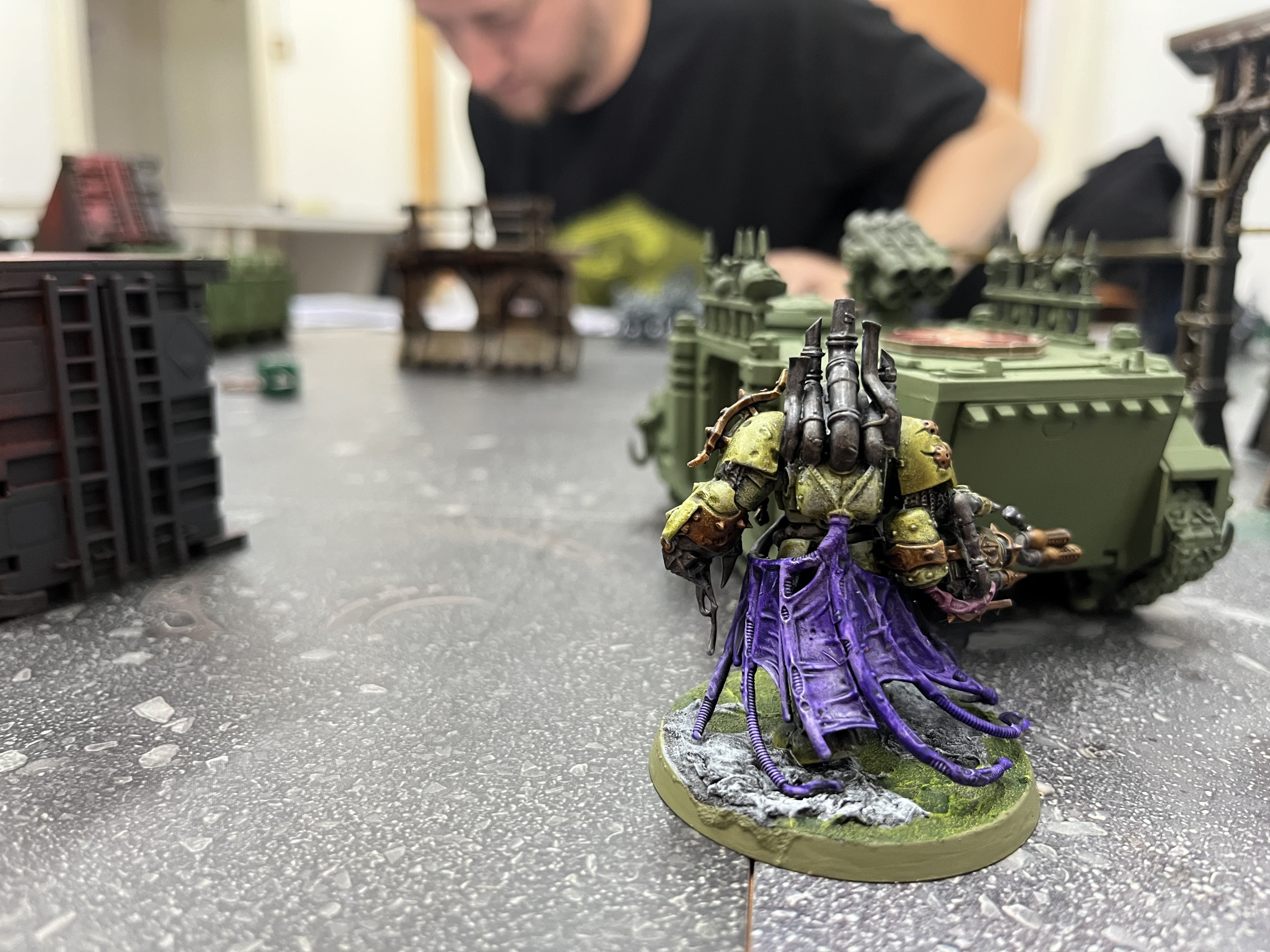 View from the battlefield