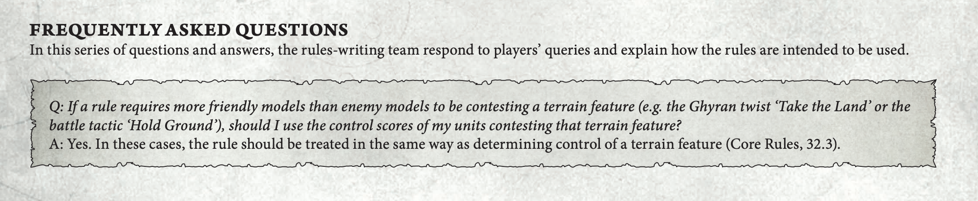 Screenshot about control versus model count