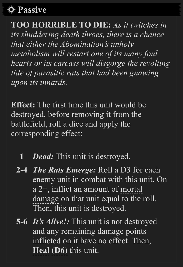 Hell Pit Abomination refusing to die
