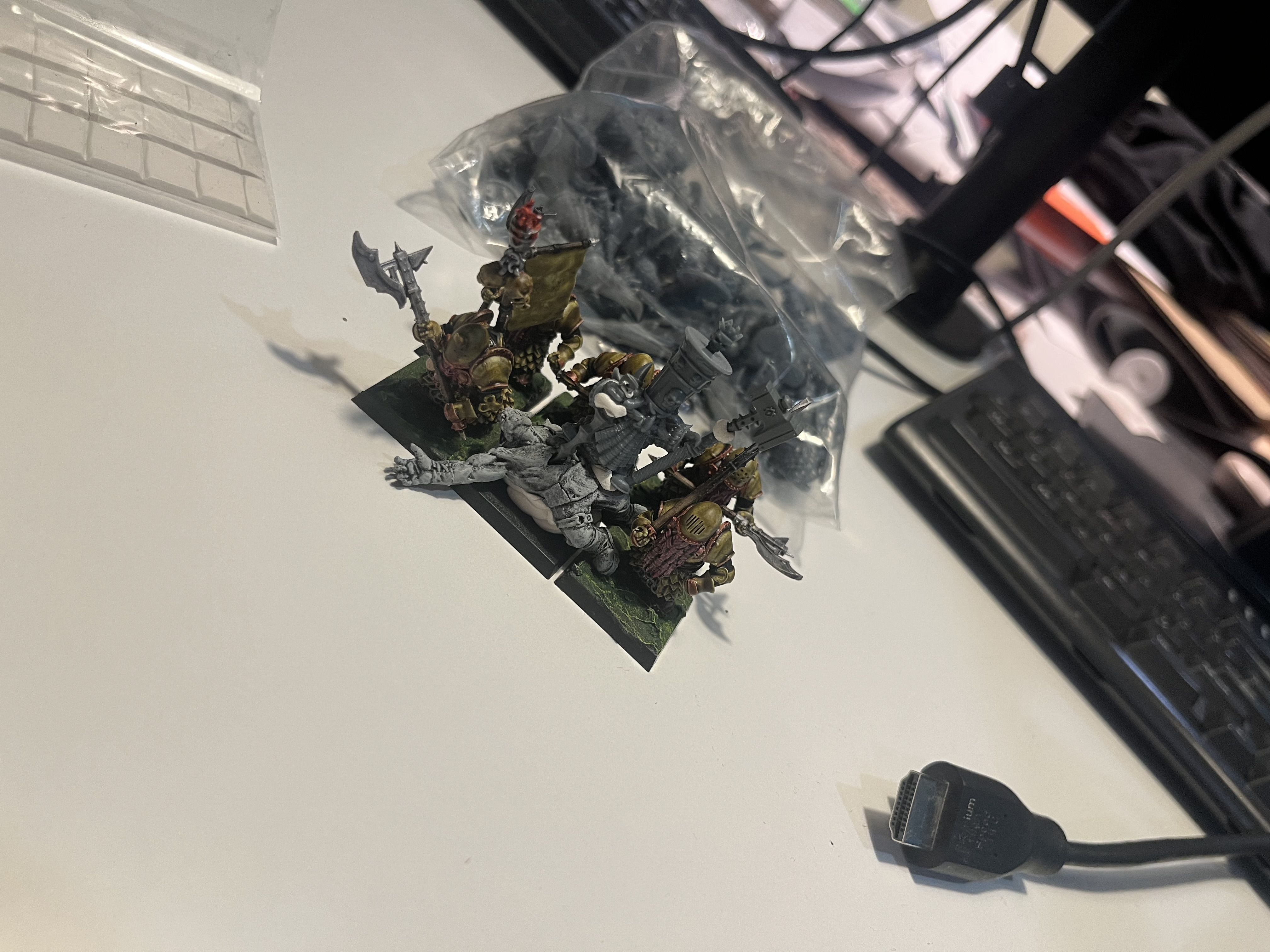 Kitbashed Castellan early build