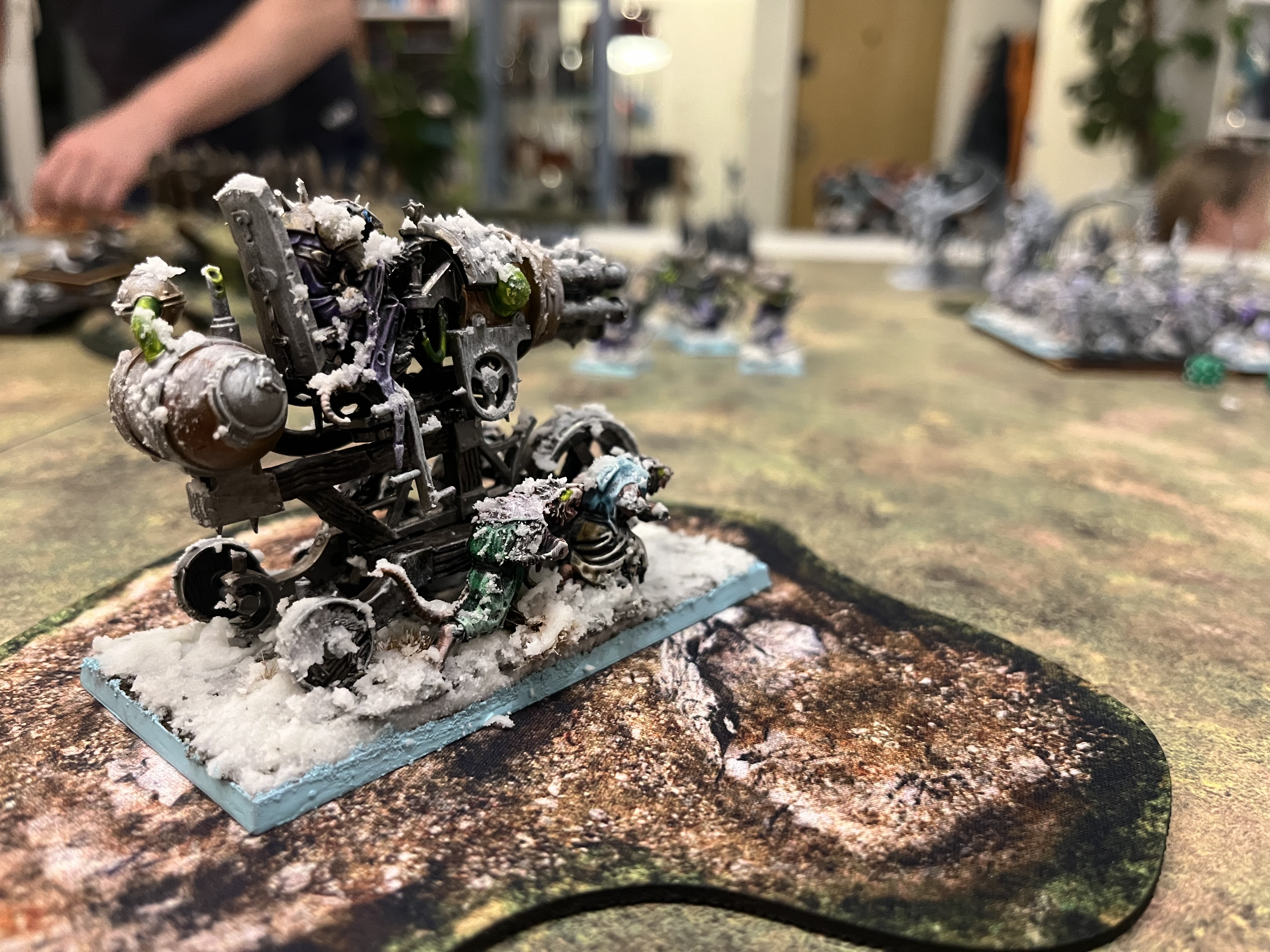 Early clash with the Globadiers
