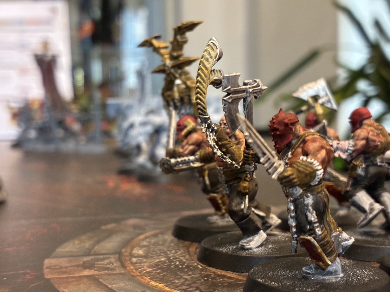 Pegie's troops on the table