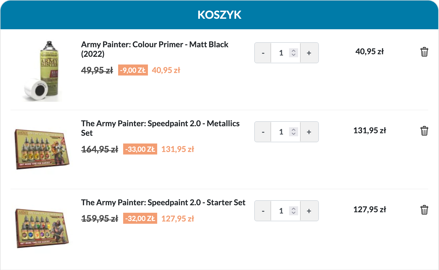 Army Painter sale screenshot