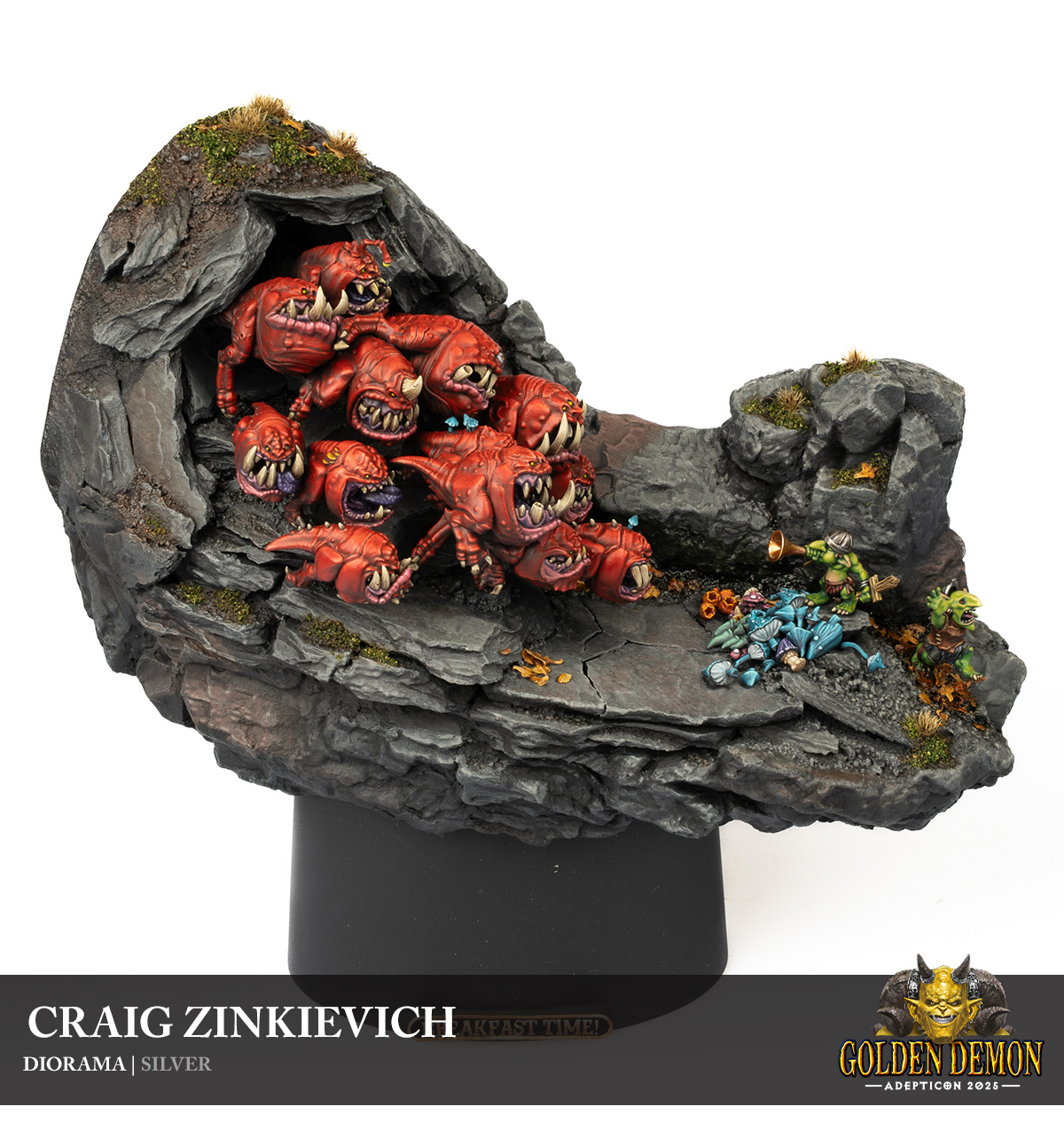 Golden Demon Squig diorama entry