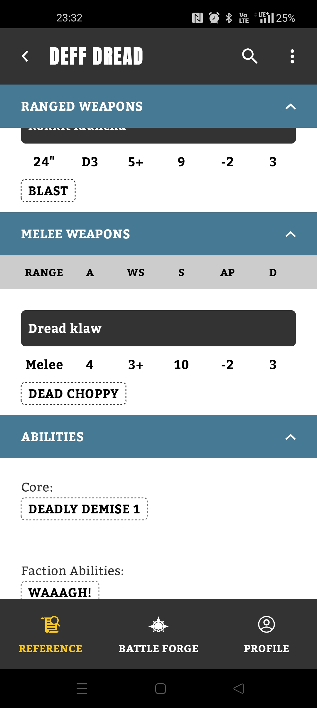 Deff Dread profile screenshot