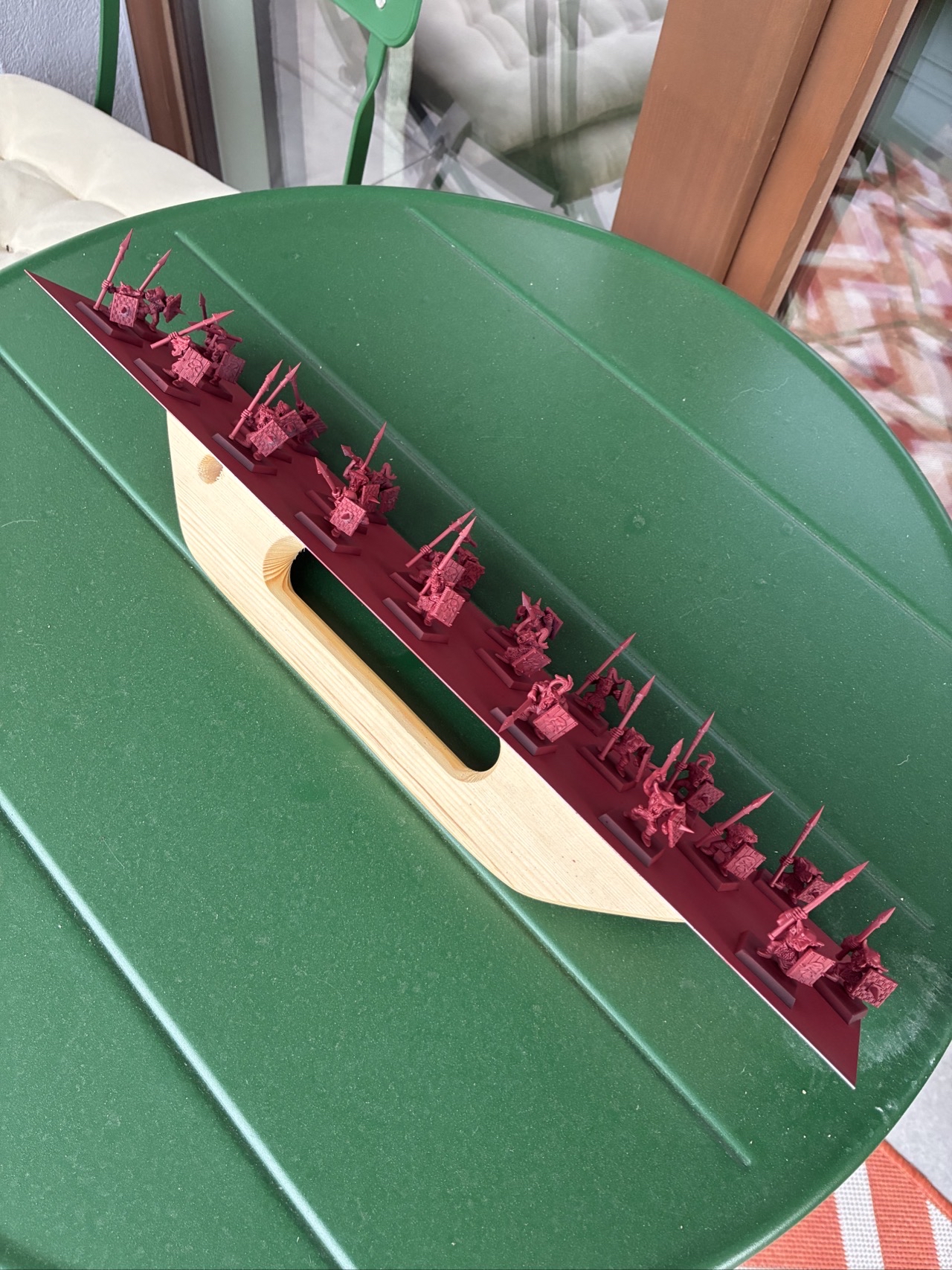 Another view of the hardware store priming tool