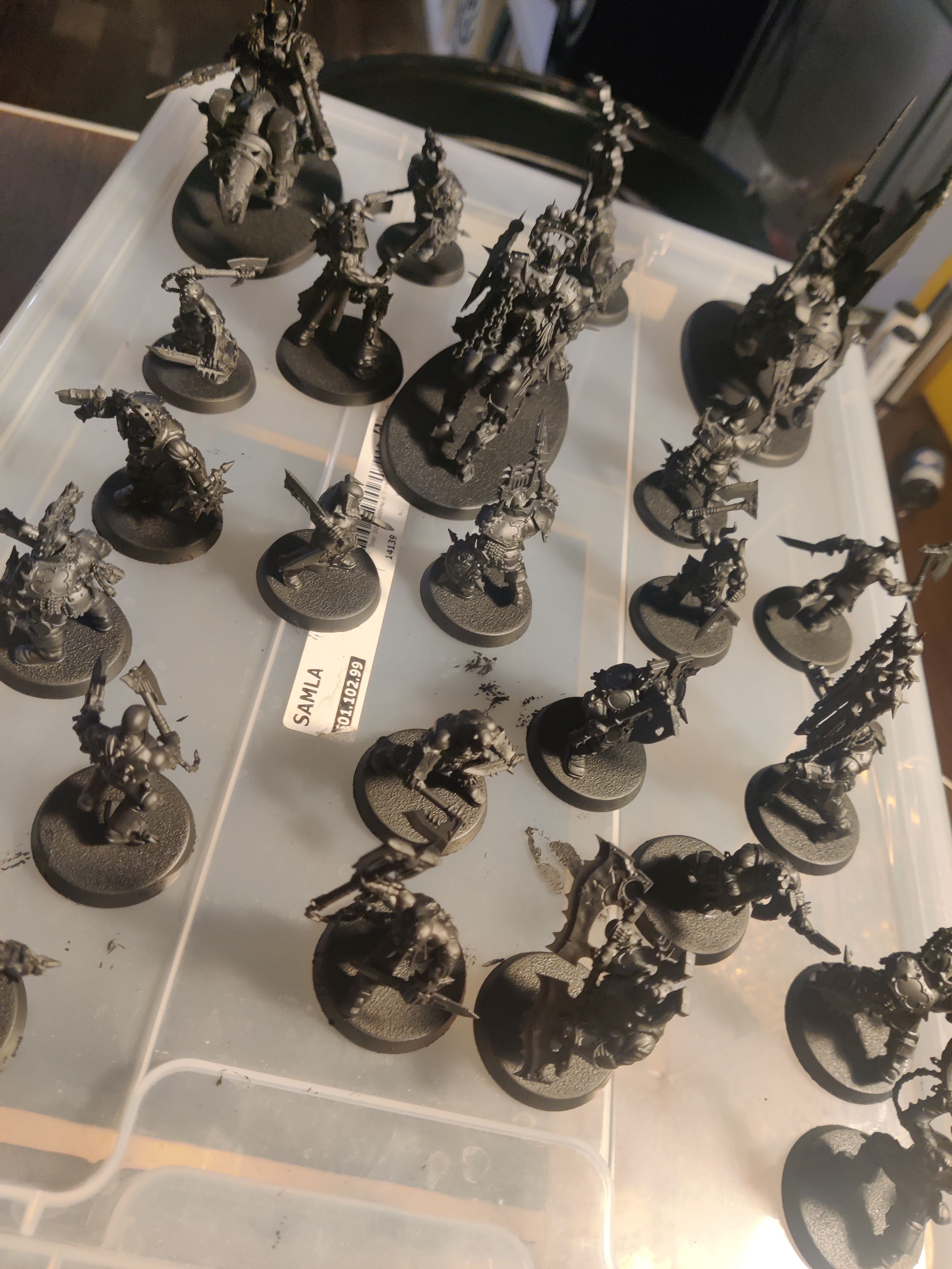 Miniatures ready for painting