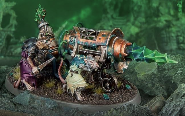 Enthusiastic reaction to an AoS miniature