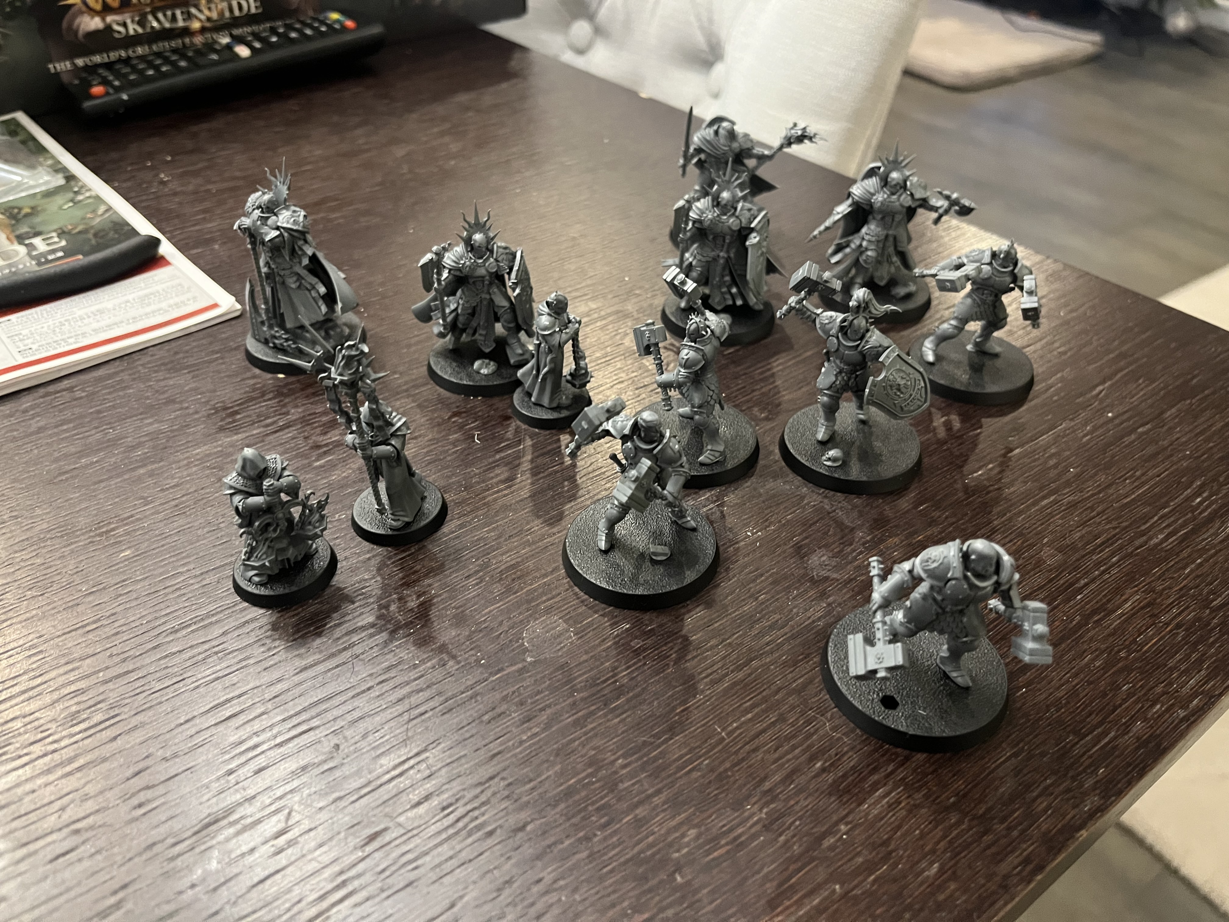 Freshly assembled Stormcast Eternals