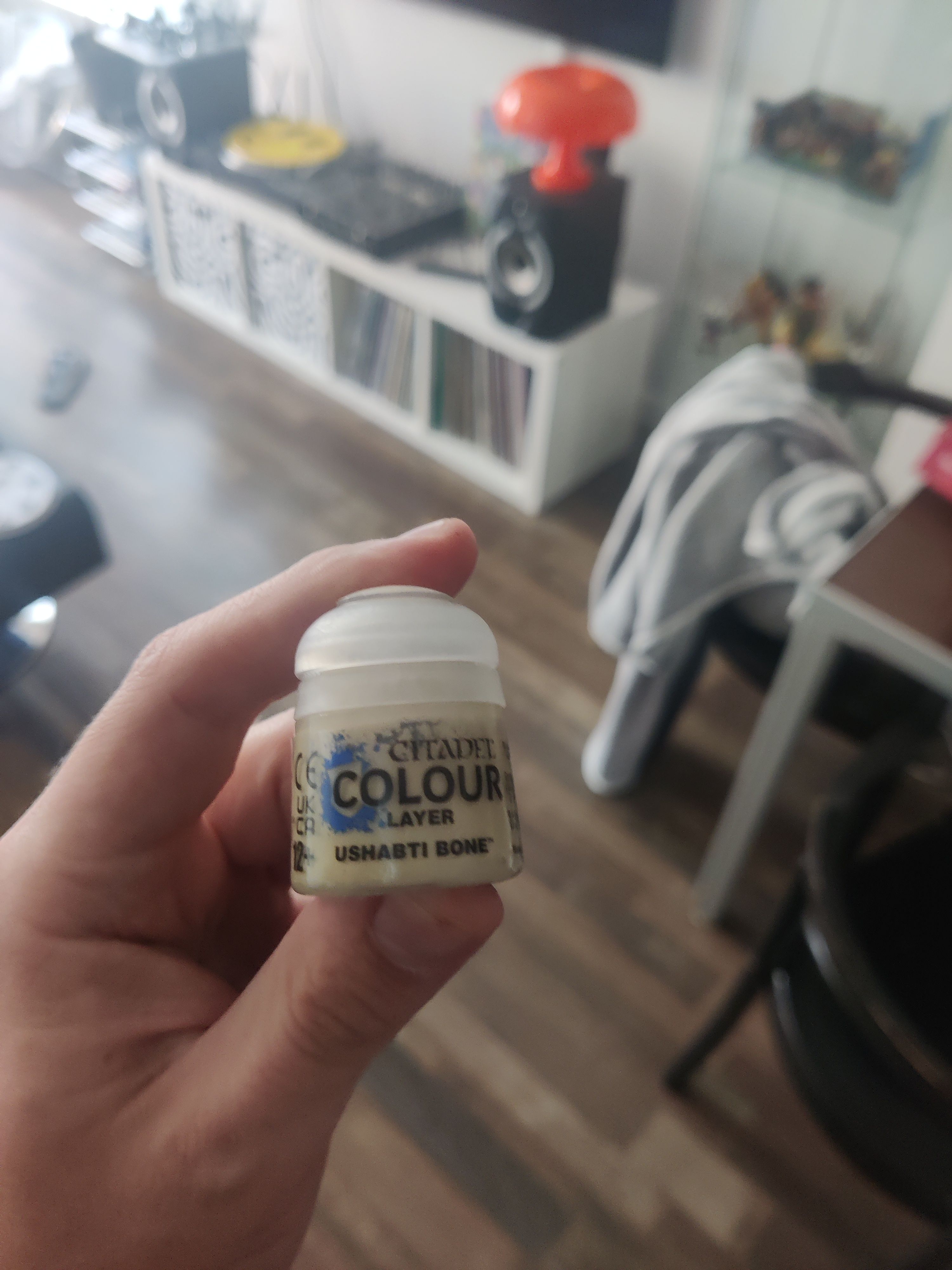 Paint planned for drybrush highlight