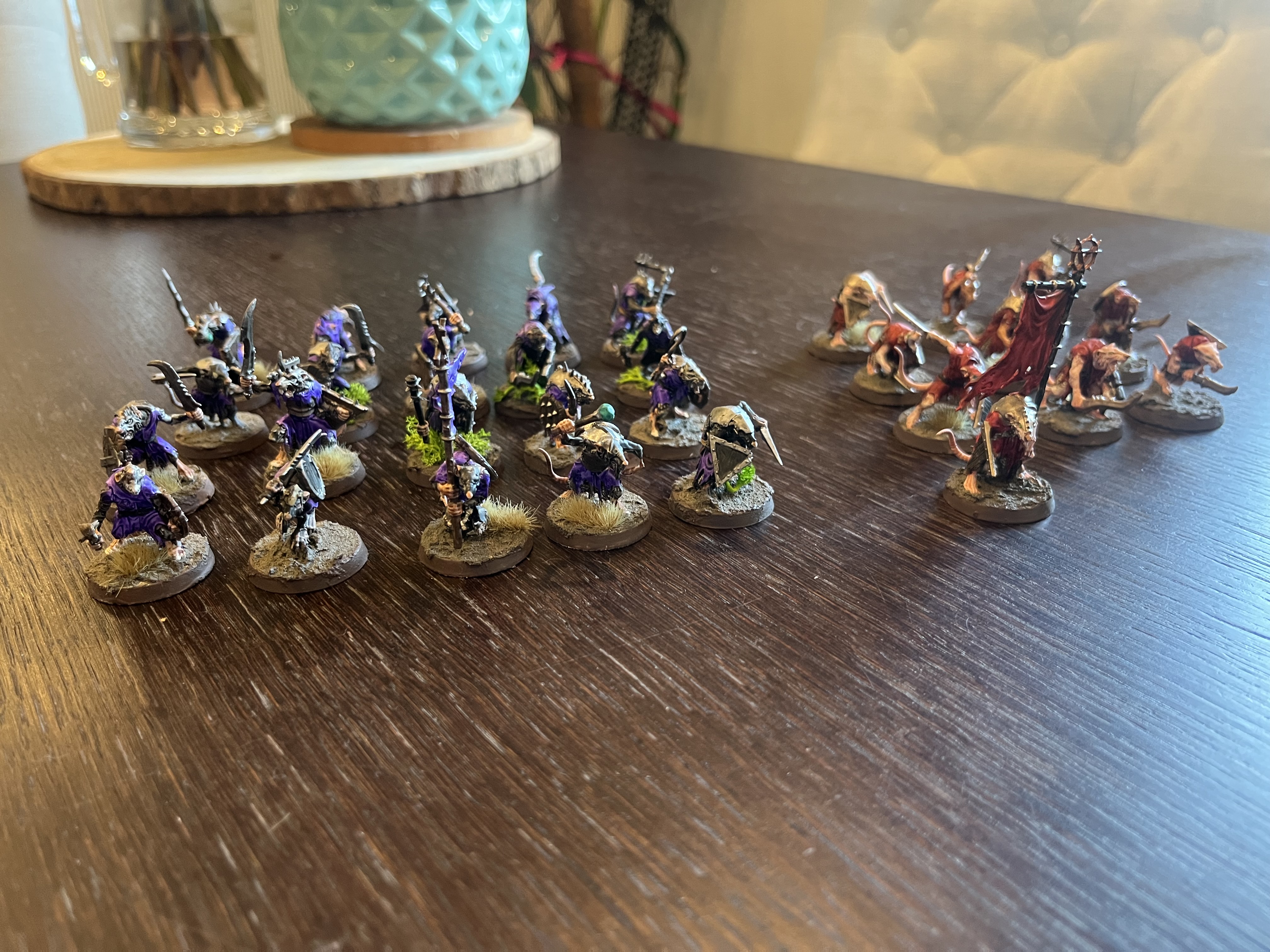 First painted batch
