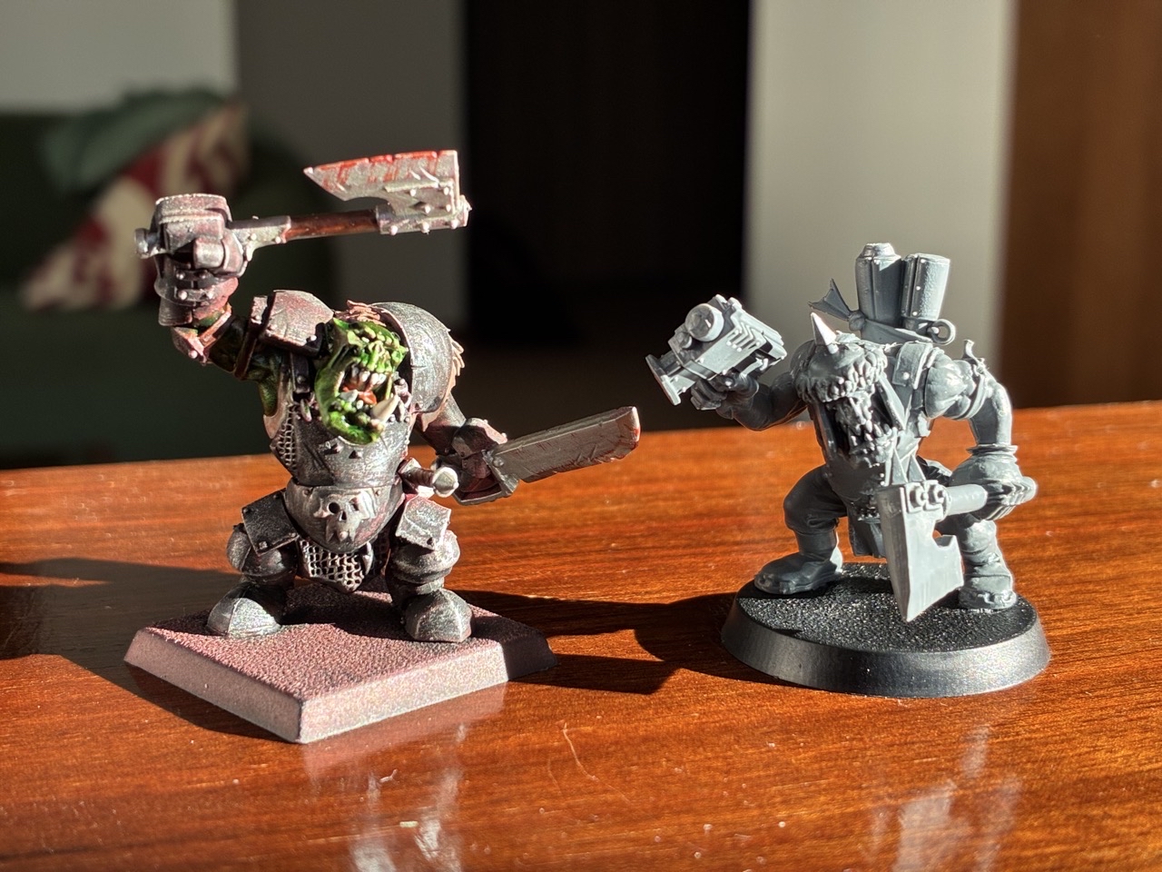 Orruk size comparison with The Old World models