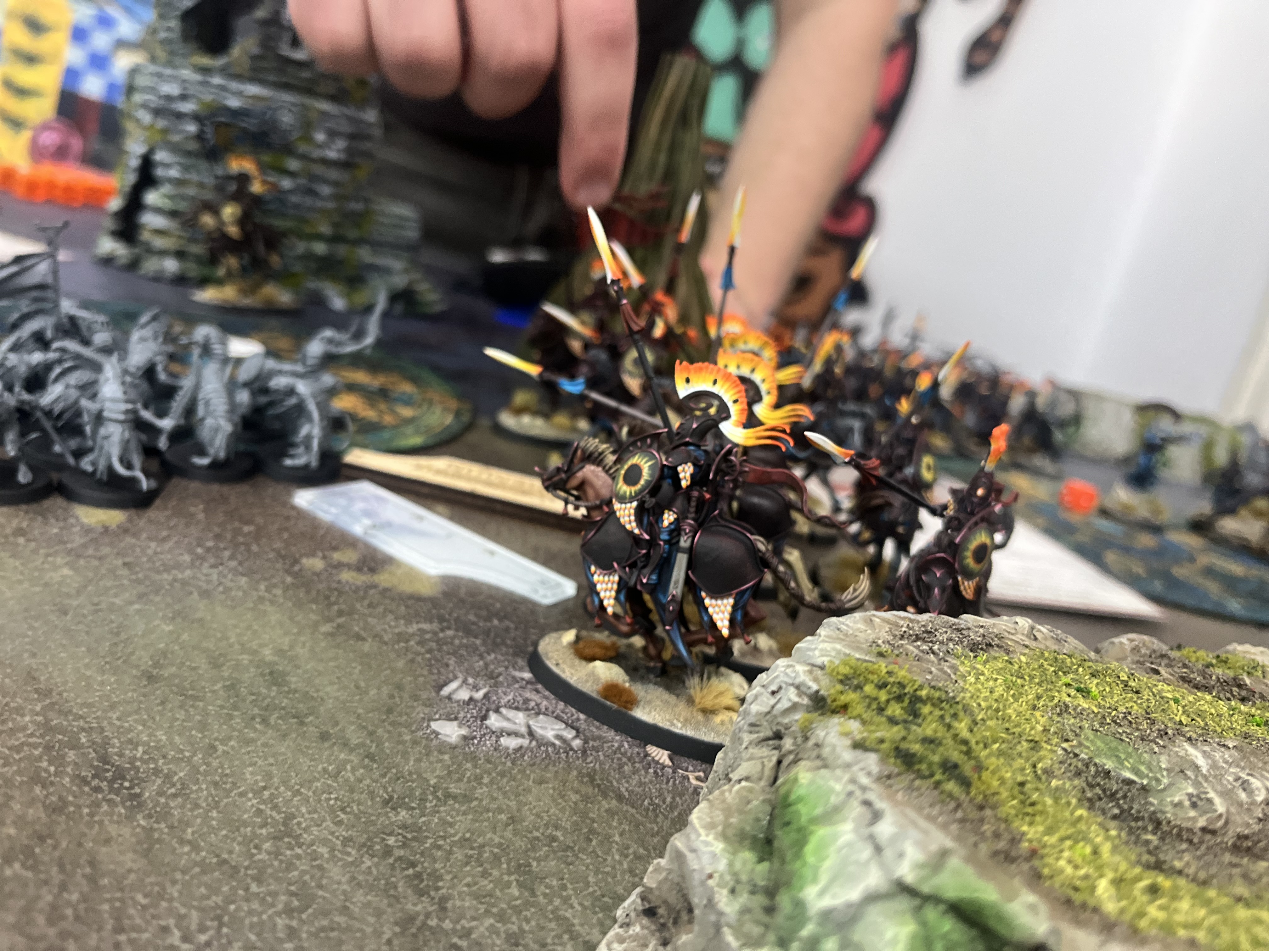 Skaven army on the table