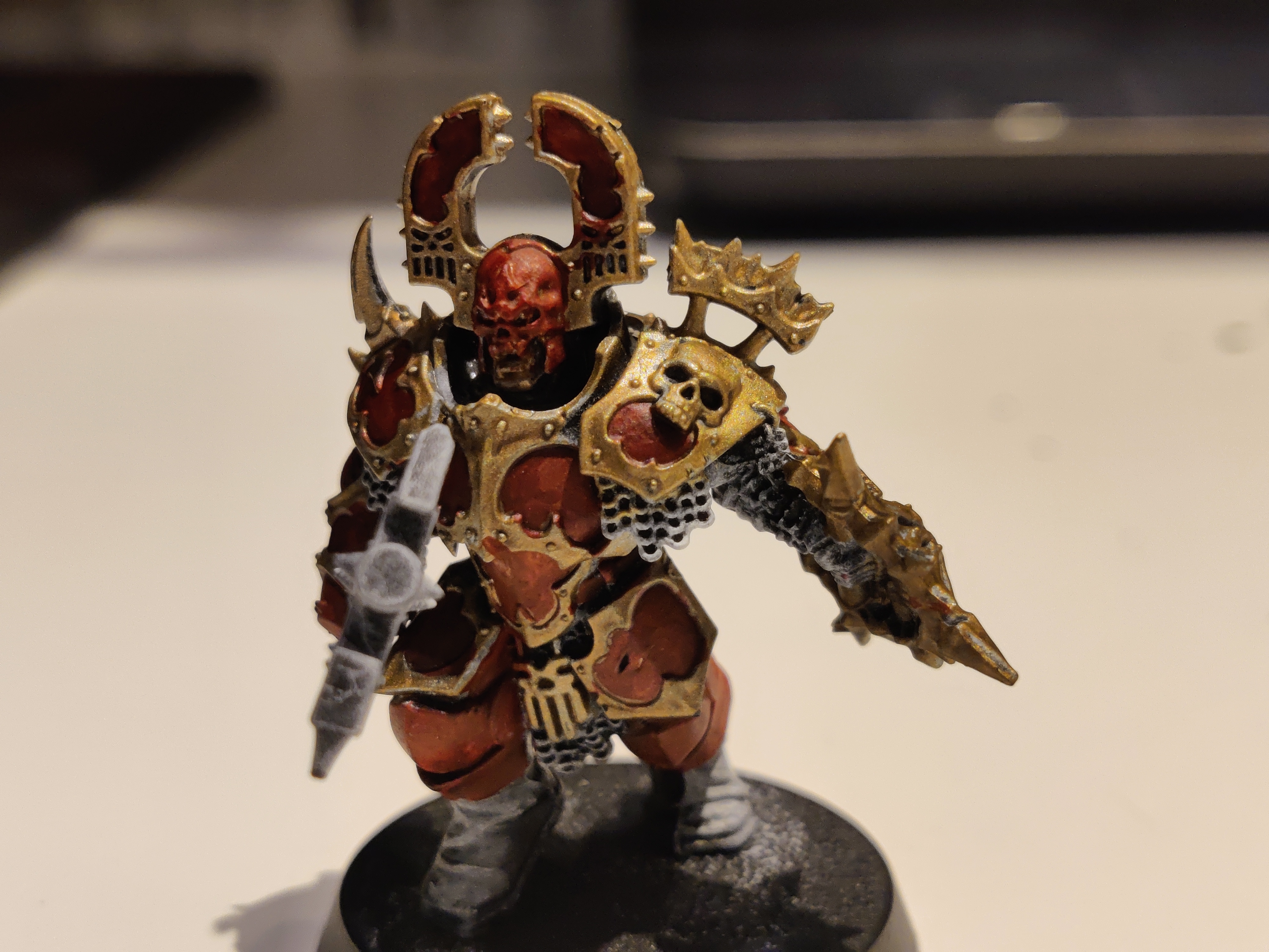 Blood Warrior test model front