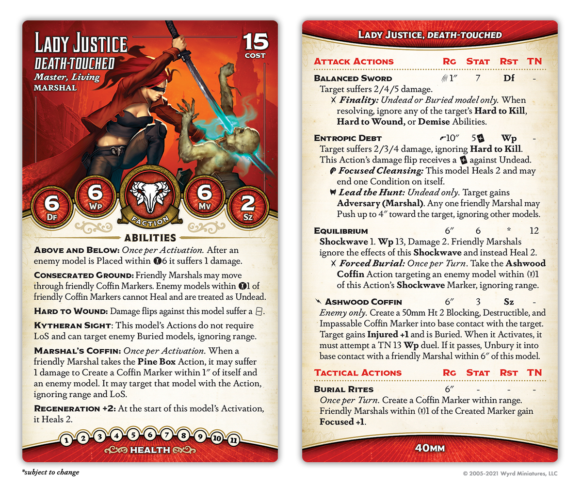 Malifaux card example