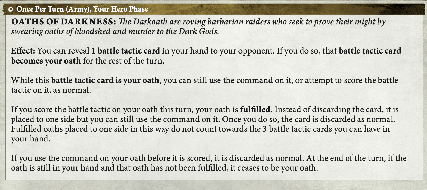 Darkoath rules preview