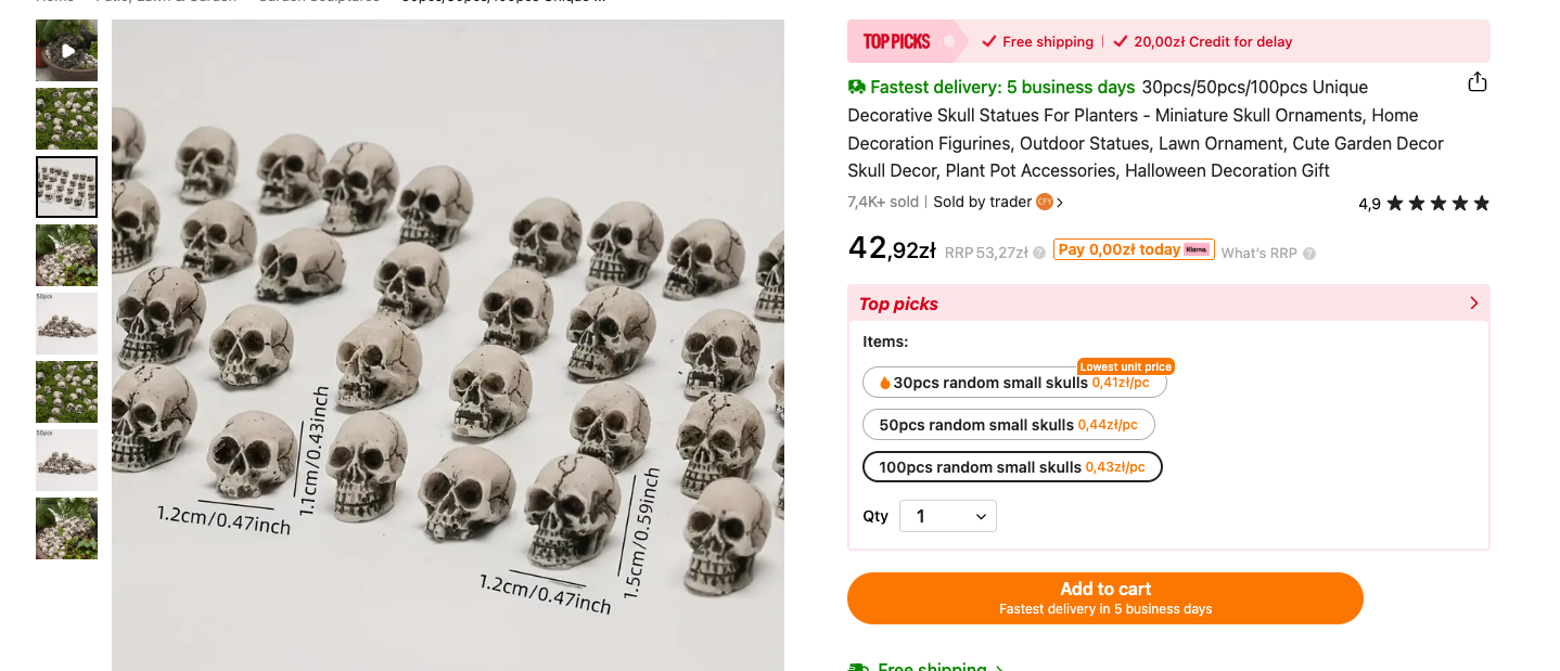 The suspiciously cheap skull deal