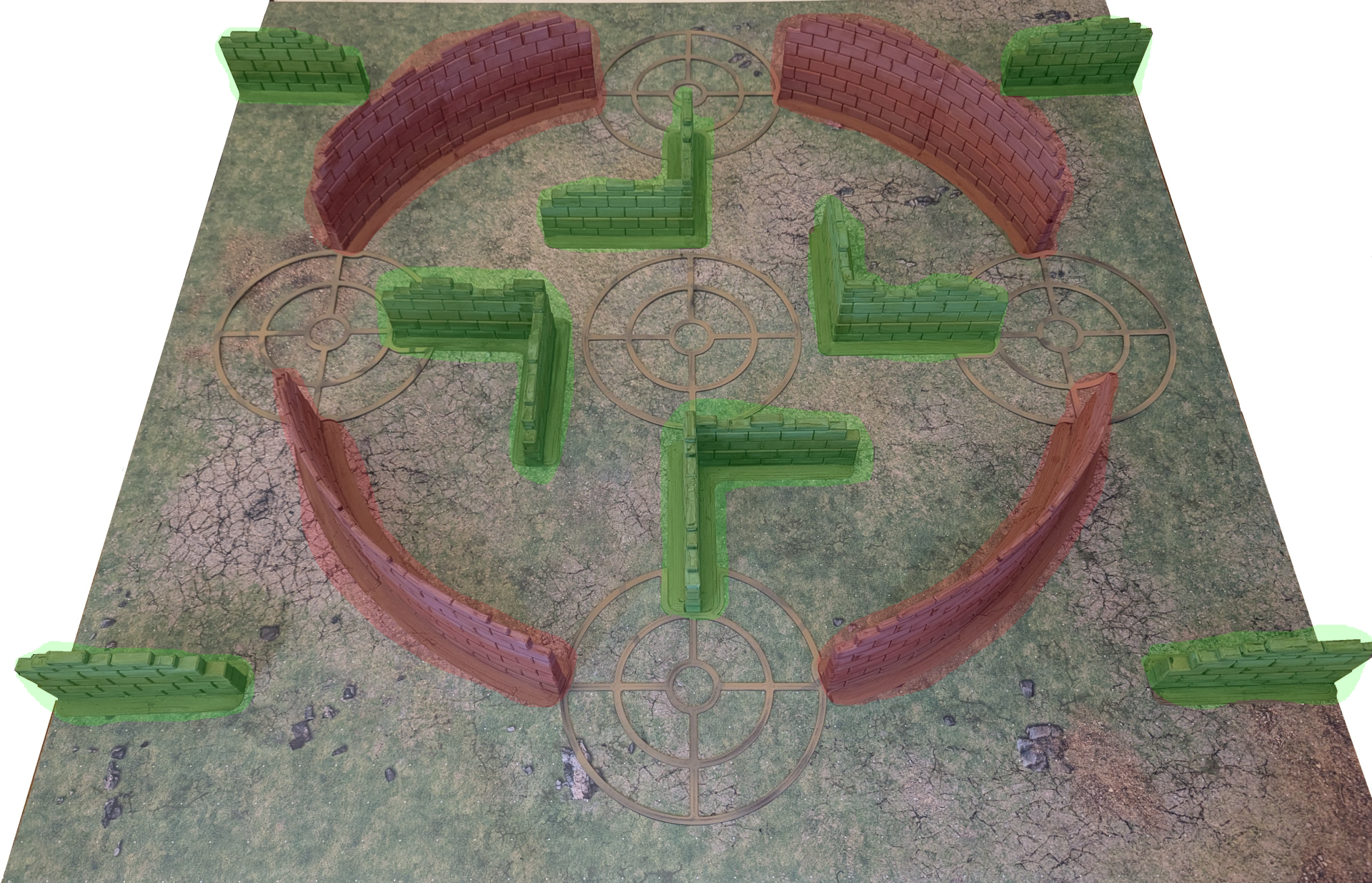 League tables and terrain setup
