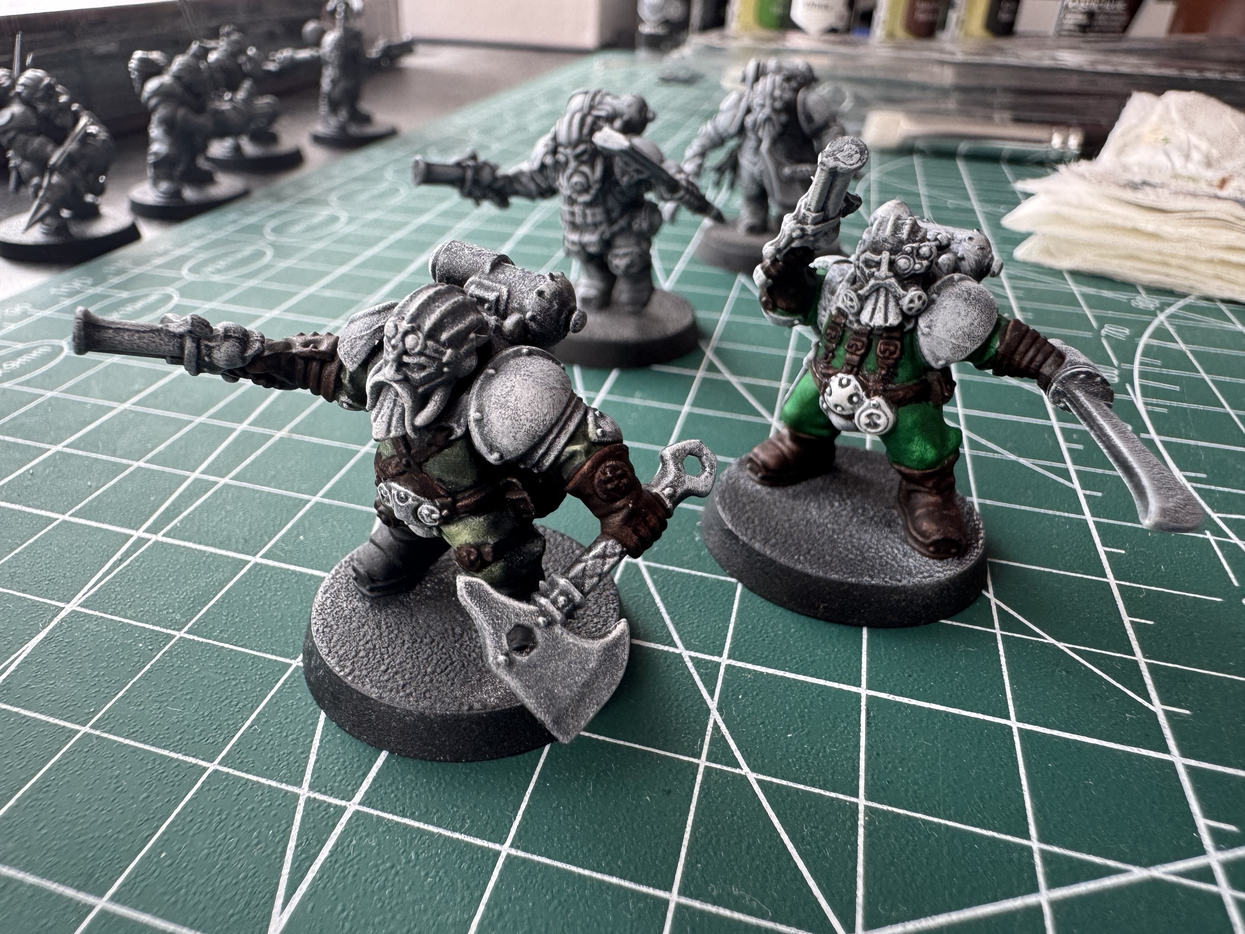 Work in progress paint test