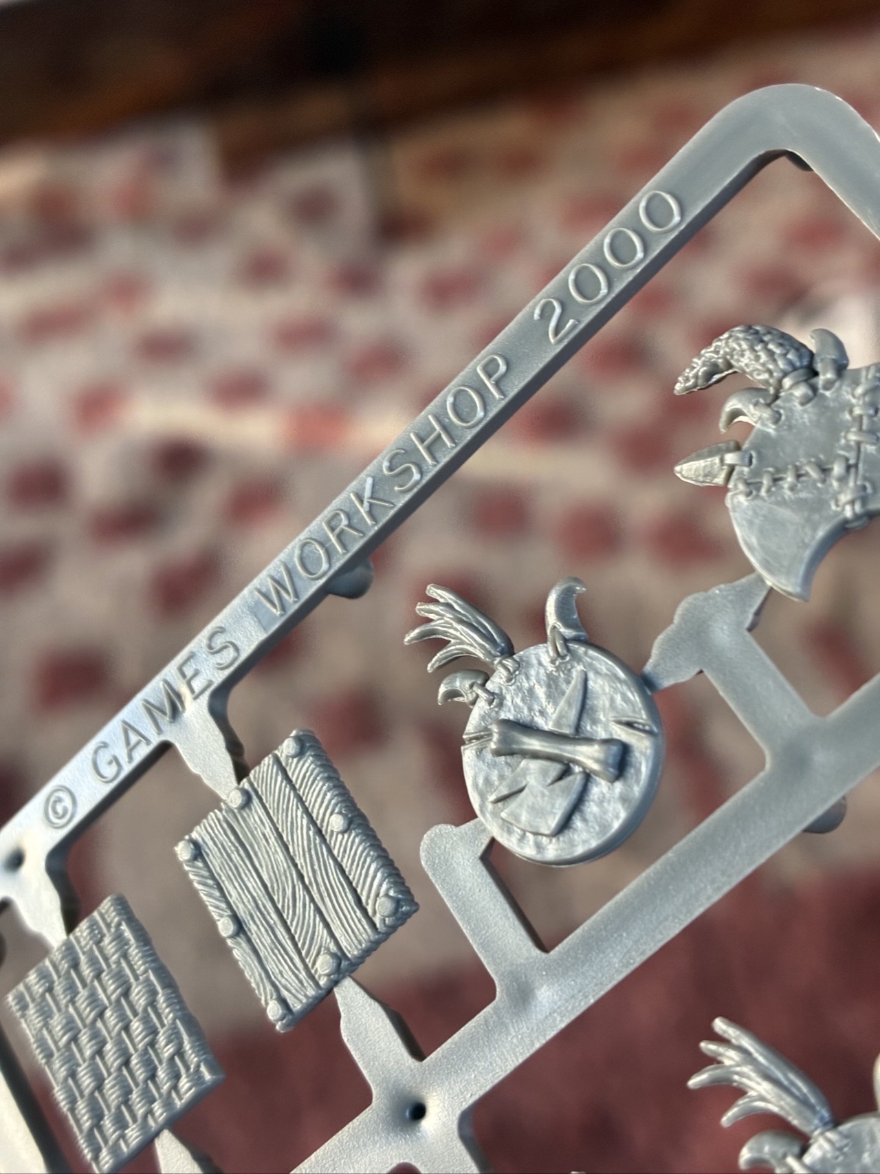 Ancient copyright on the sprue