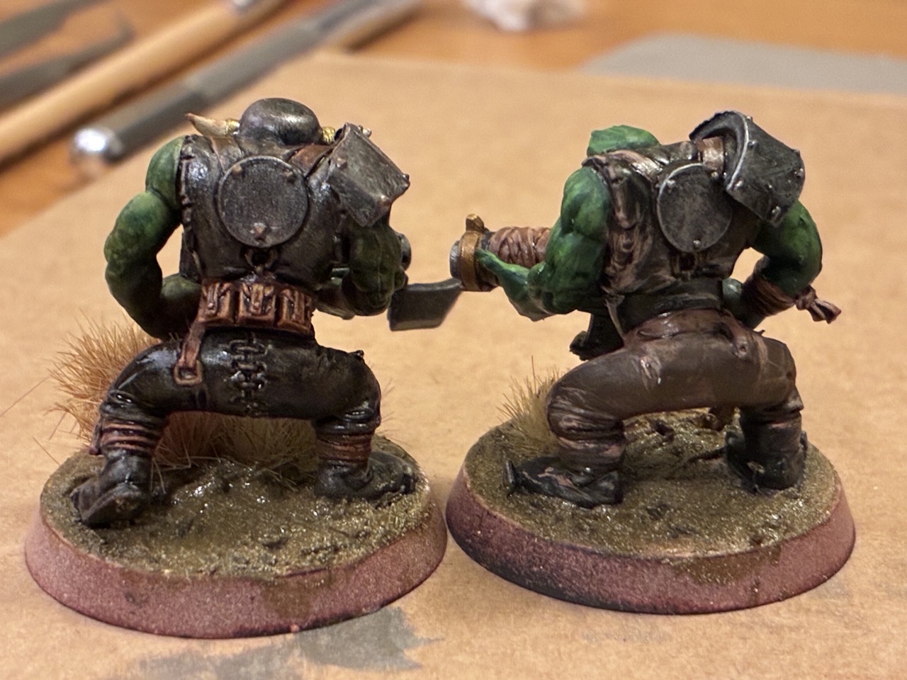 Two models during the comparison stage