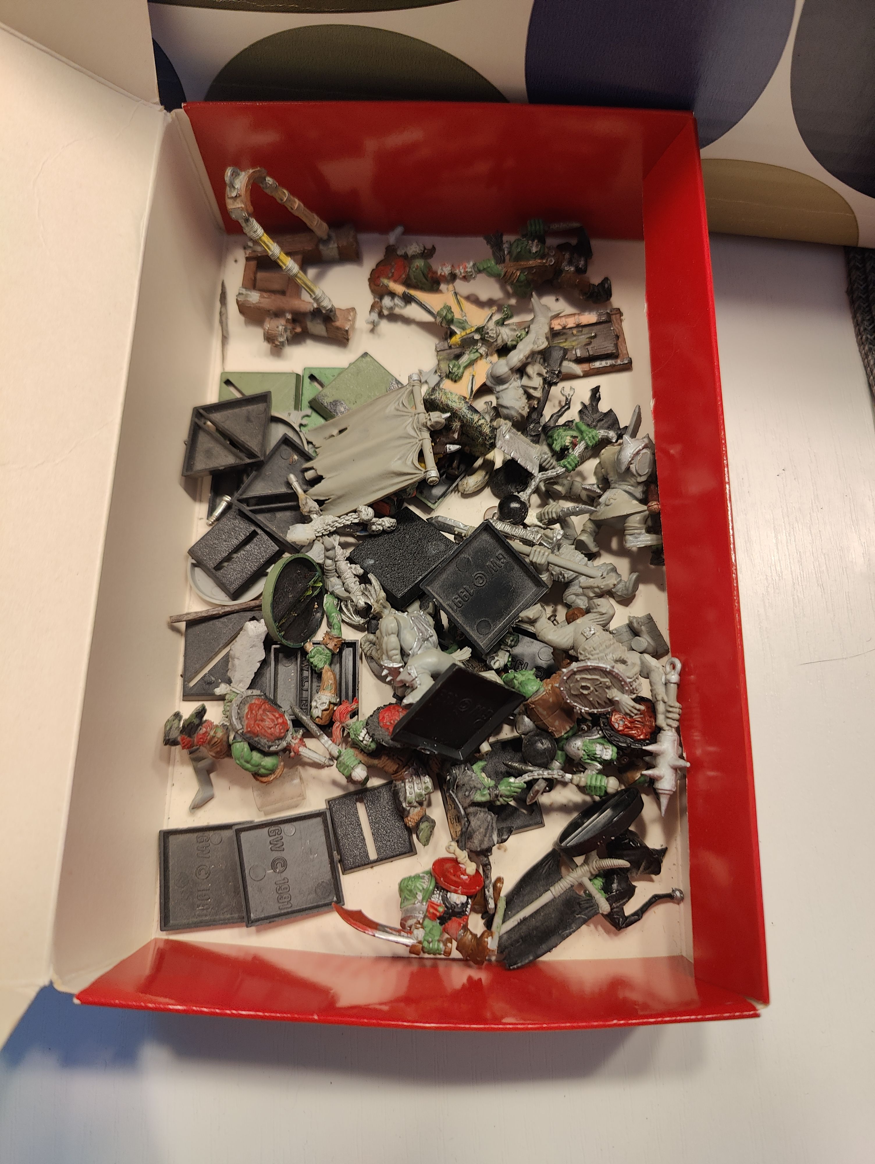 Packed up and waiting for pickup