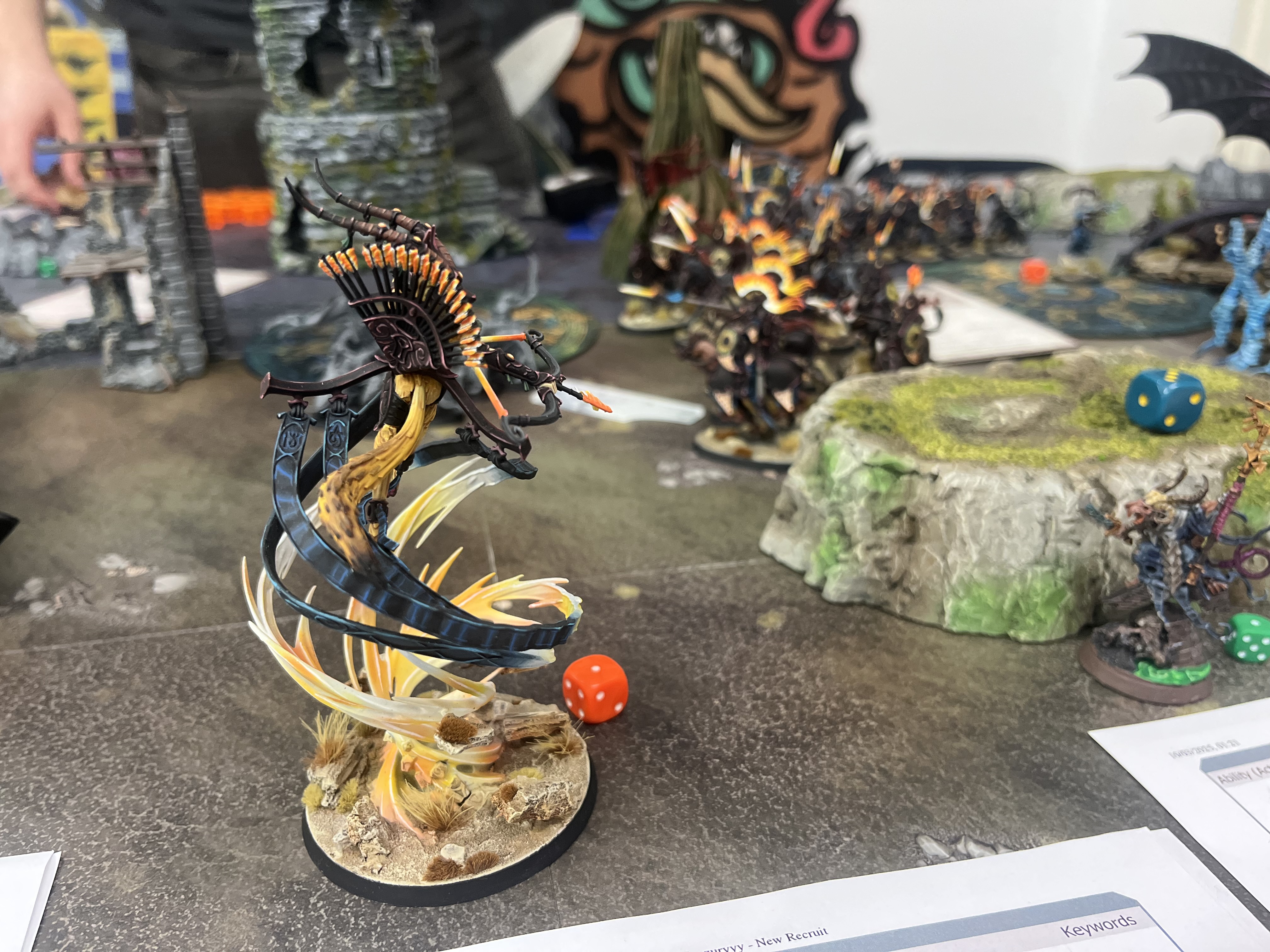 Opponent's force and battlefield