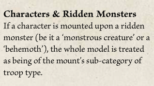 Rules for ridden monsters and removal