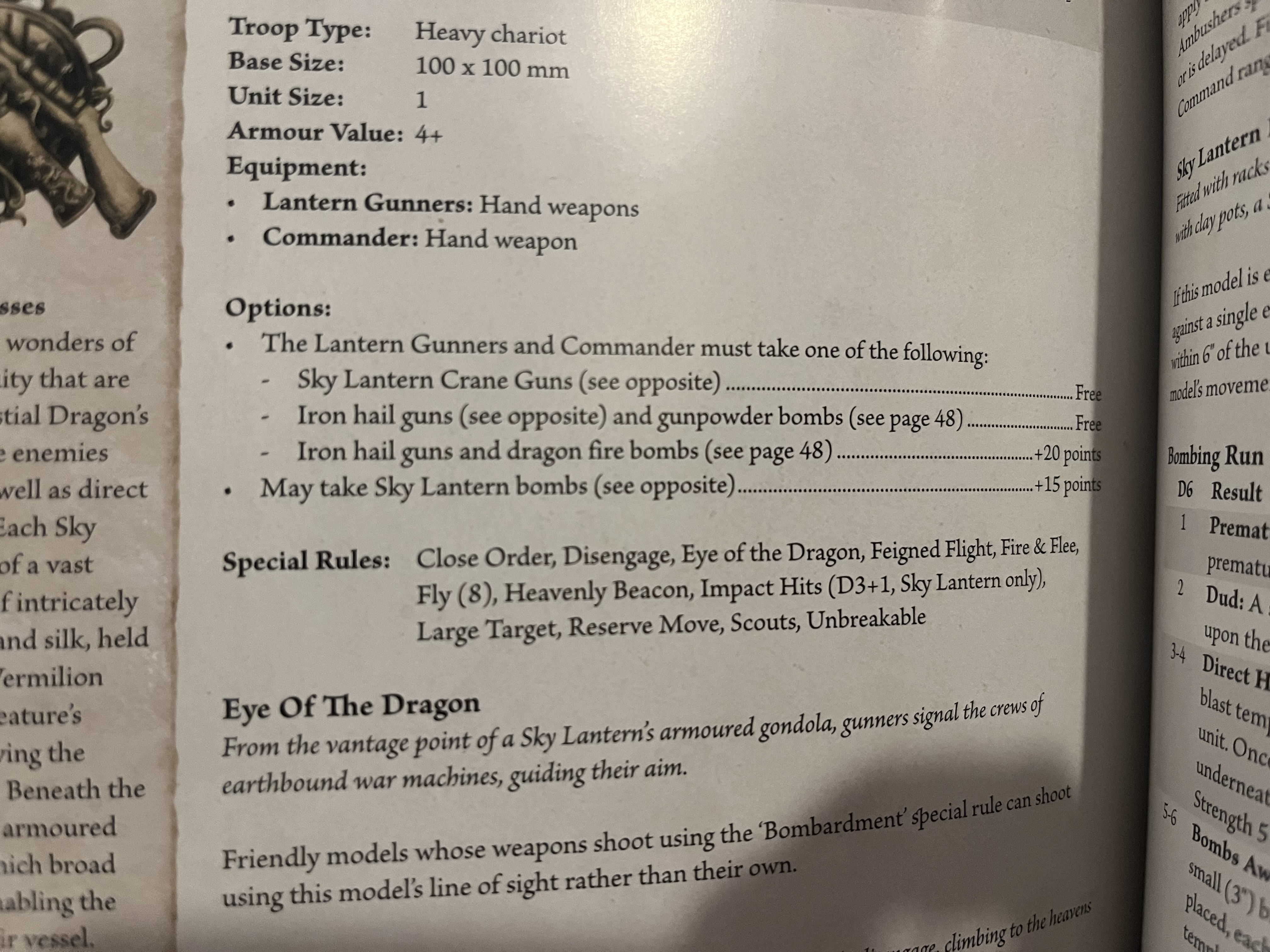 Sky Lantern rules snapshot