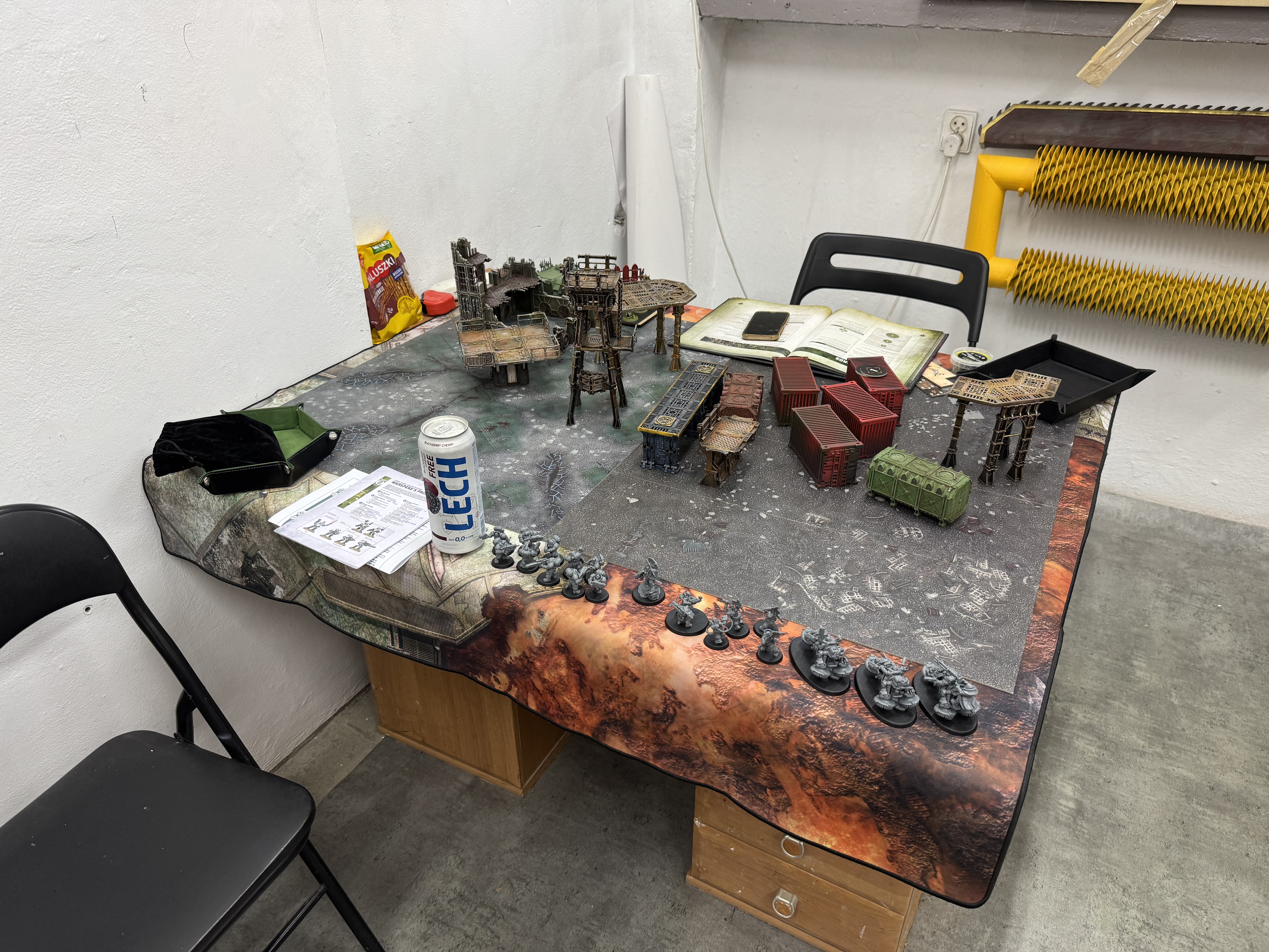 Tables being set up at WAE