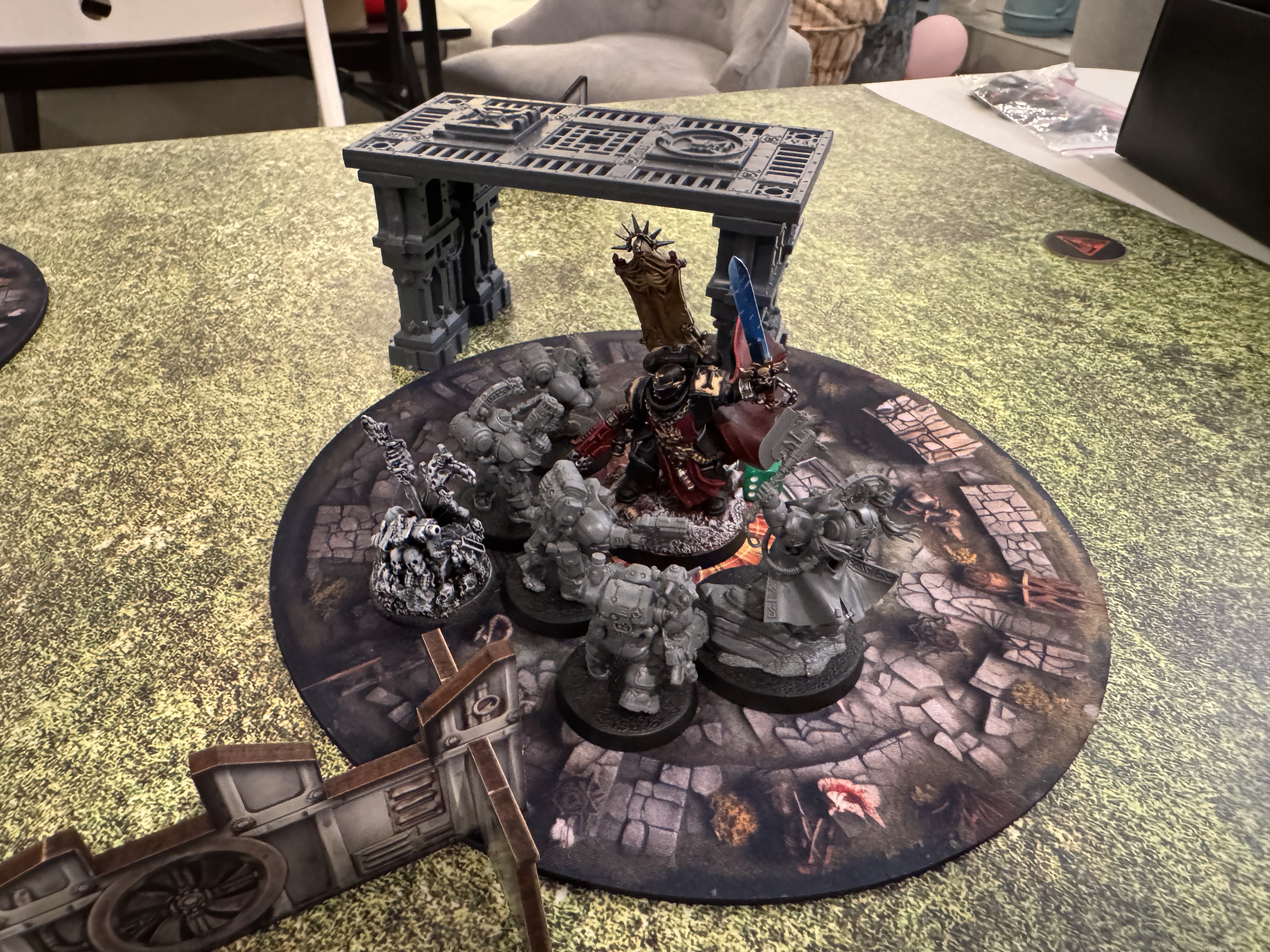 Units advancing through the battlefield