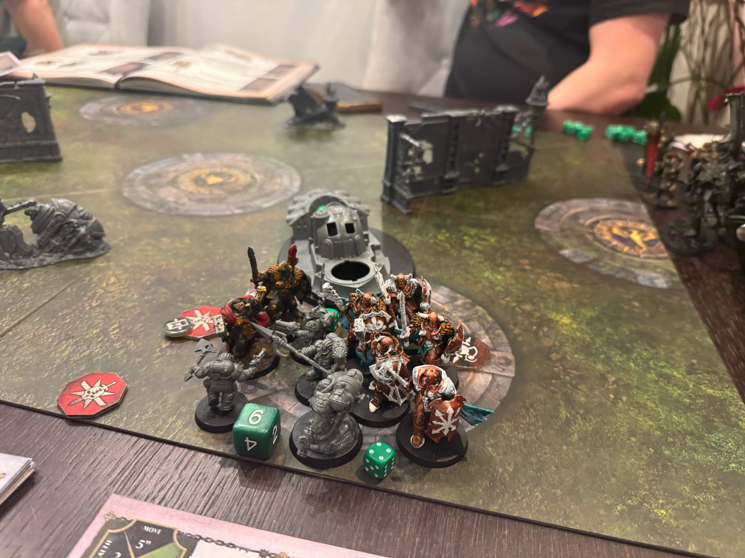 Close-up from the game