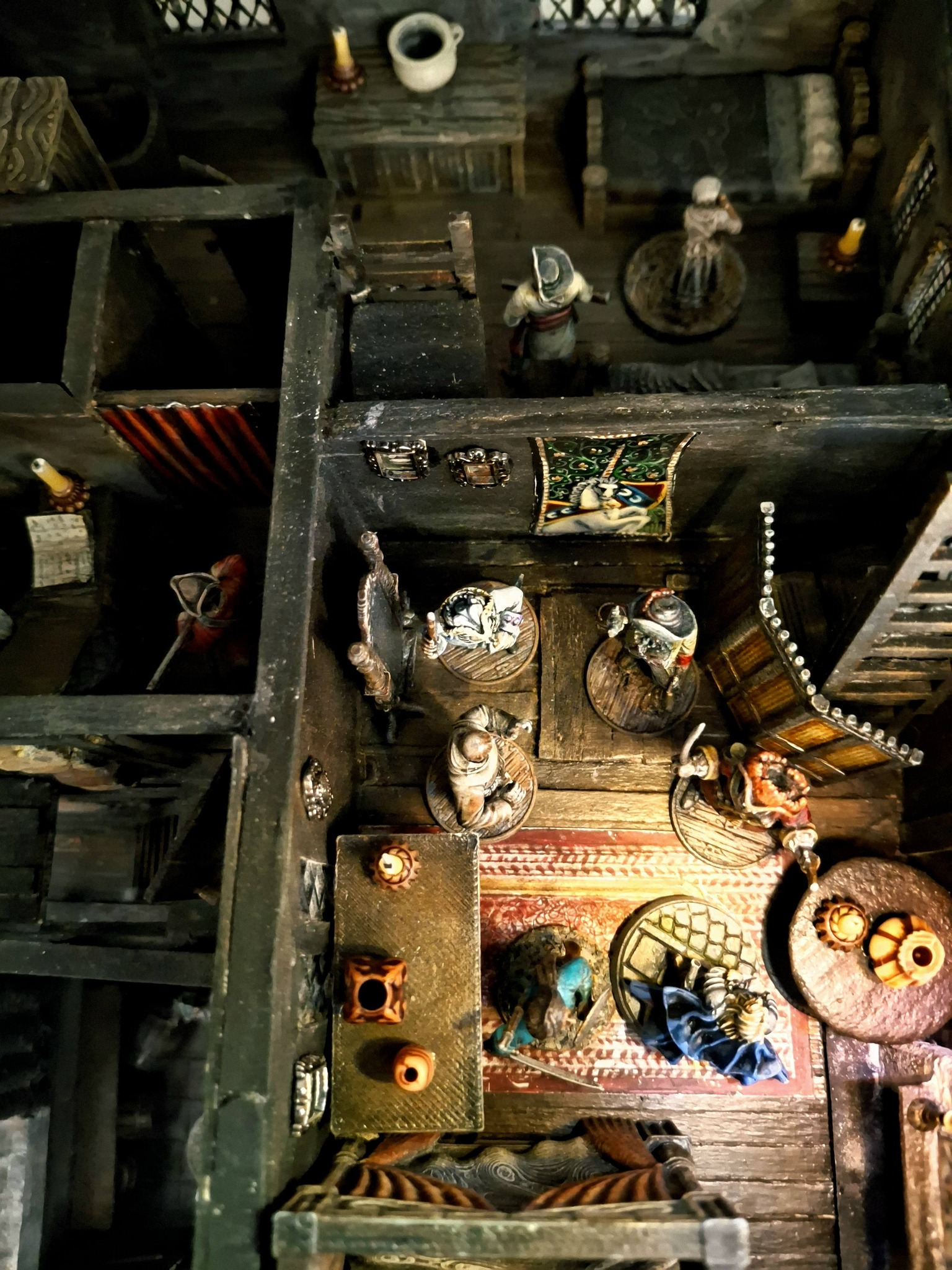 Terrain with removable floors