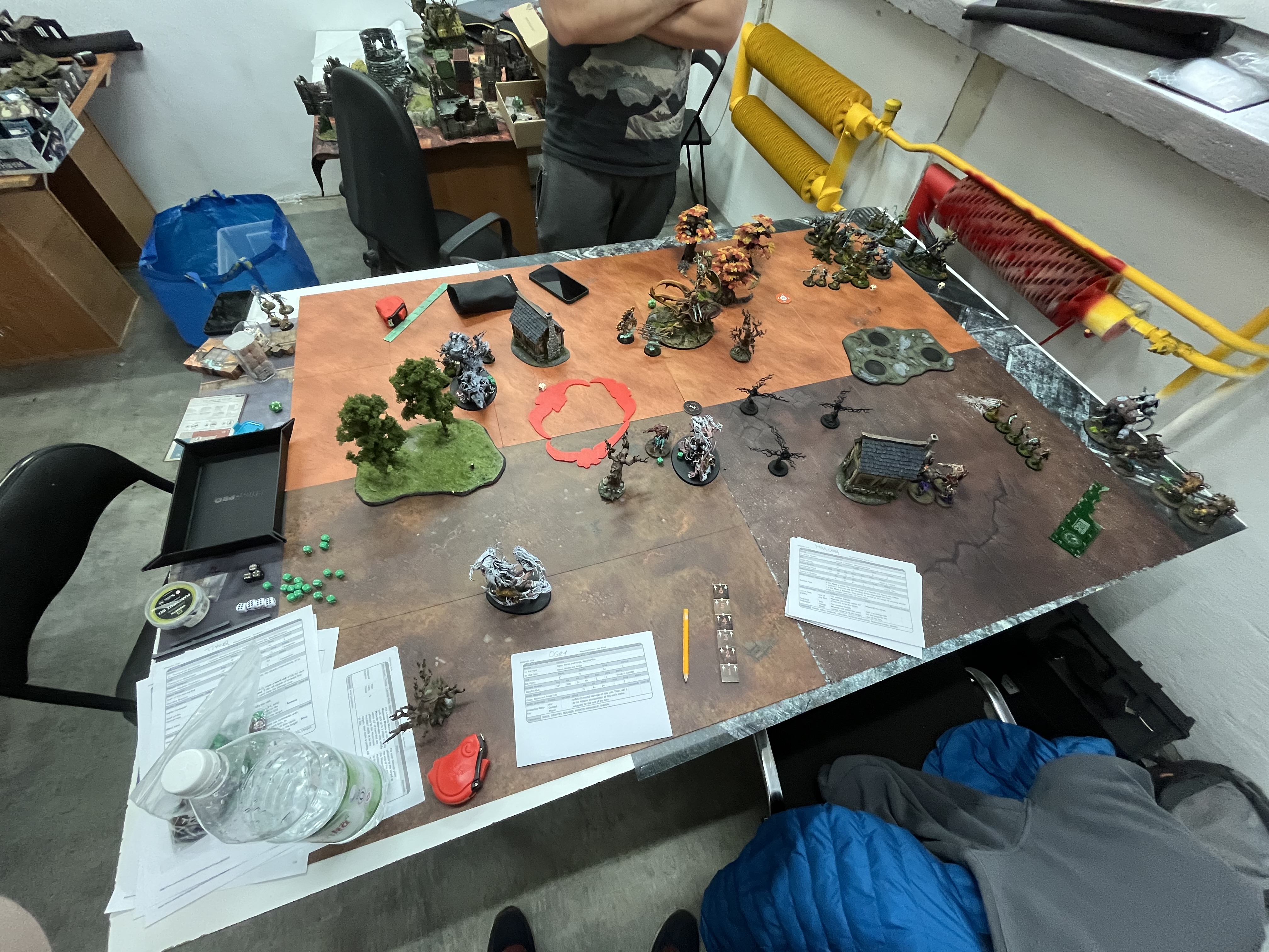 Army on the table