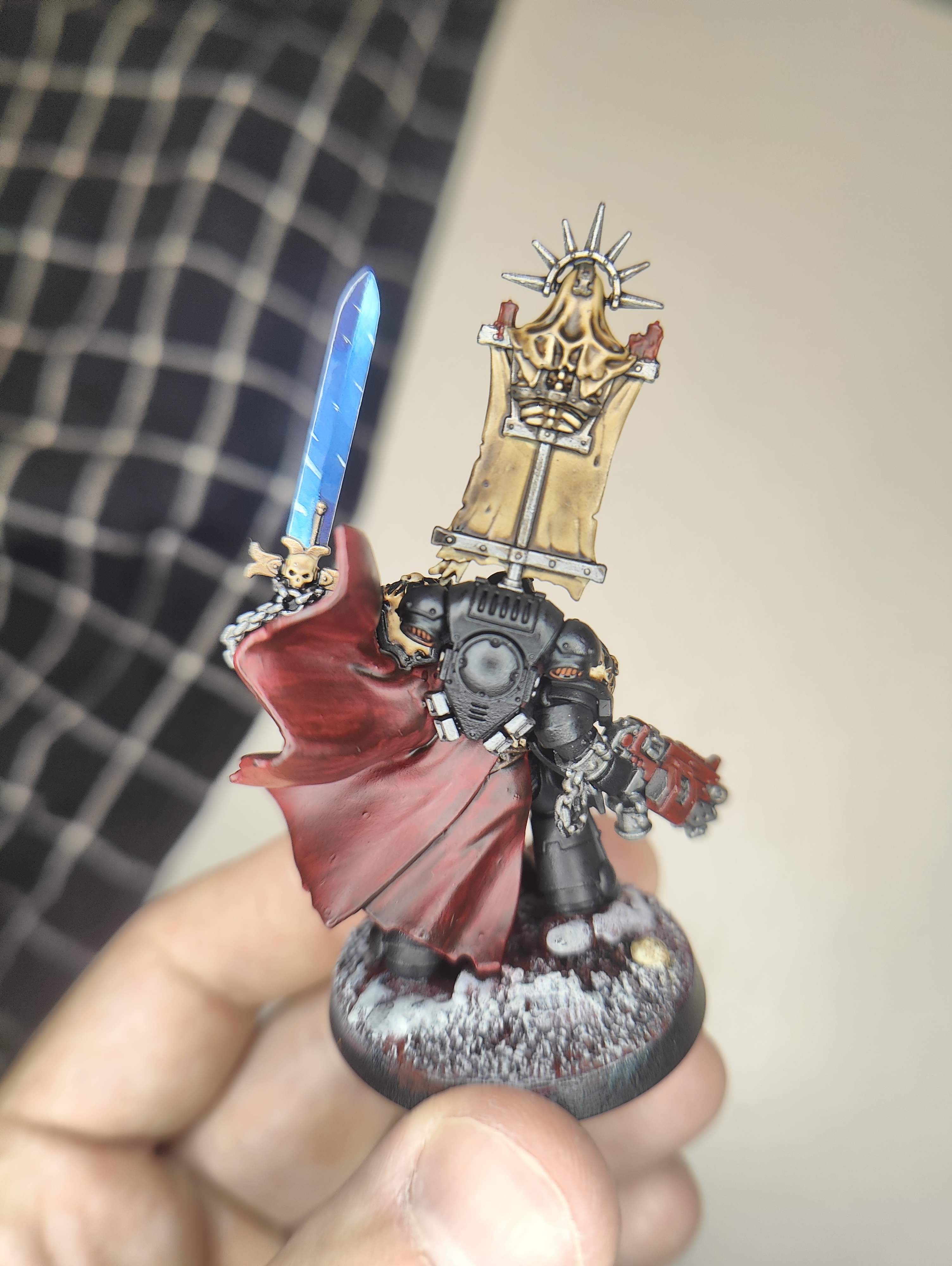 Painting progress after washes