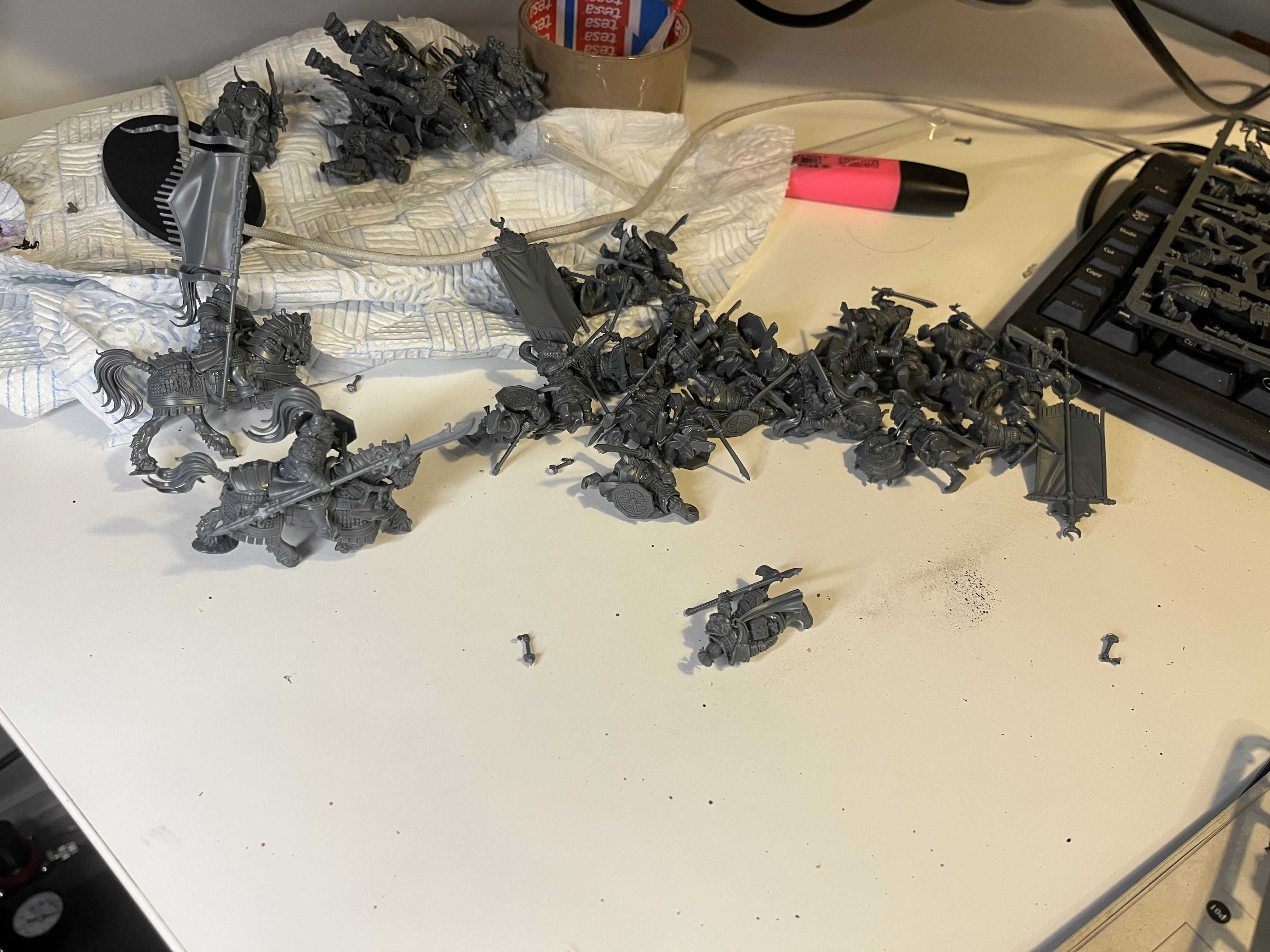 Cathay miniatures work in progress