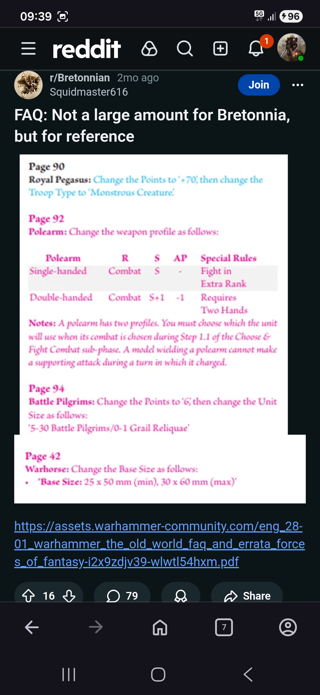 Bretonnia rules screenshot 2