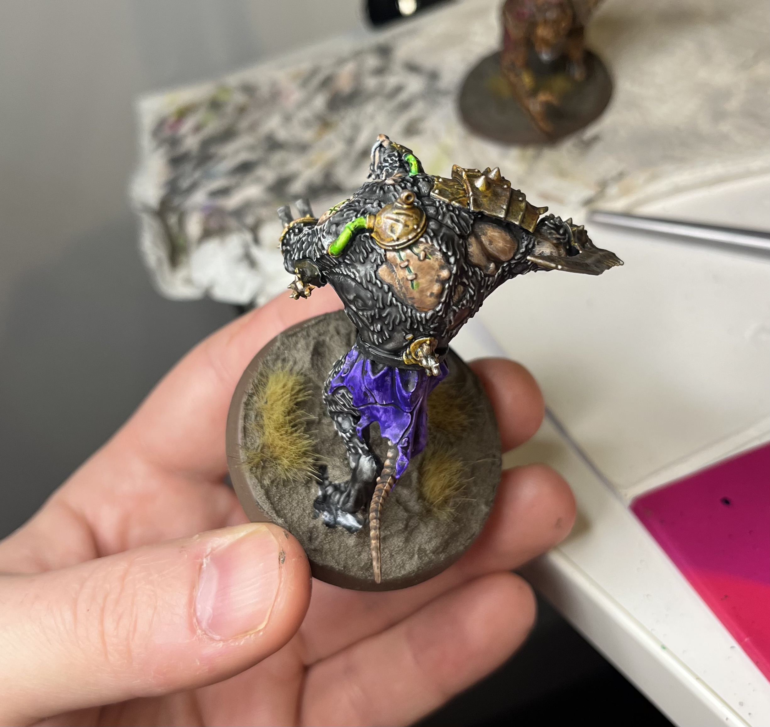 Painted Rat Ogre from another angle
