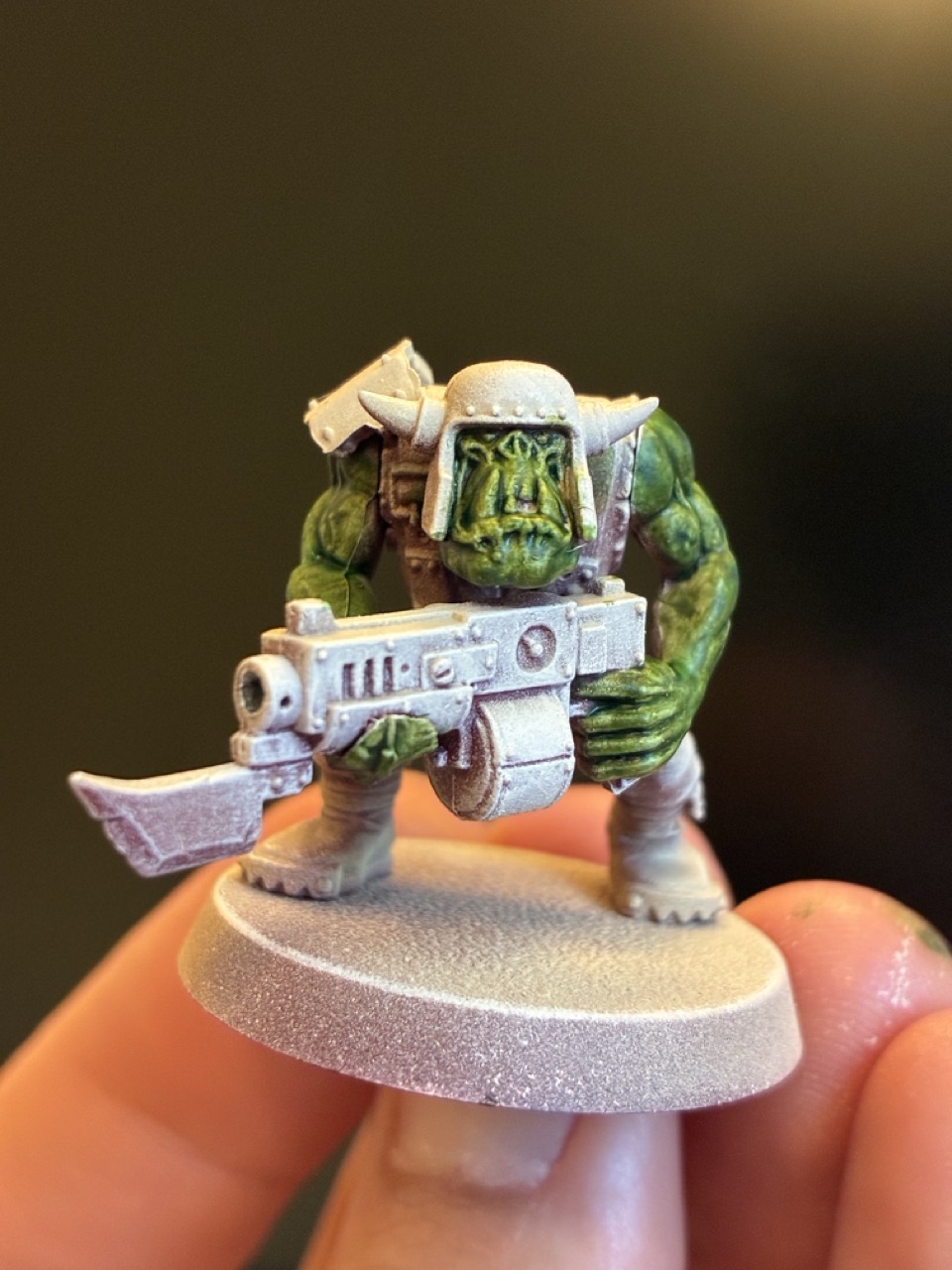 Contrast skin with added shade